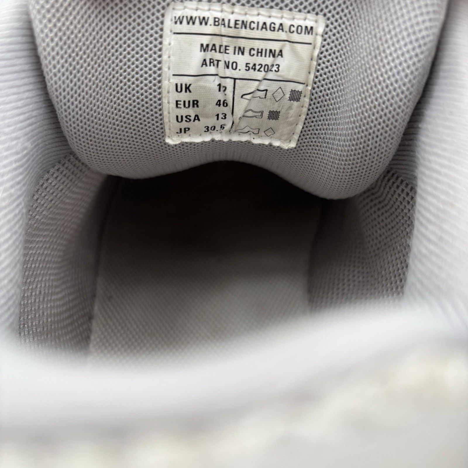 Balenciaga Balenciaga Track Sneaker ' White Red ' | GOOD CONDITION! Size US 13 / EU 46 - 20 Thumbnail