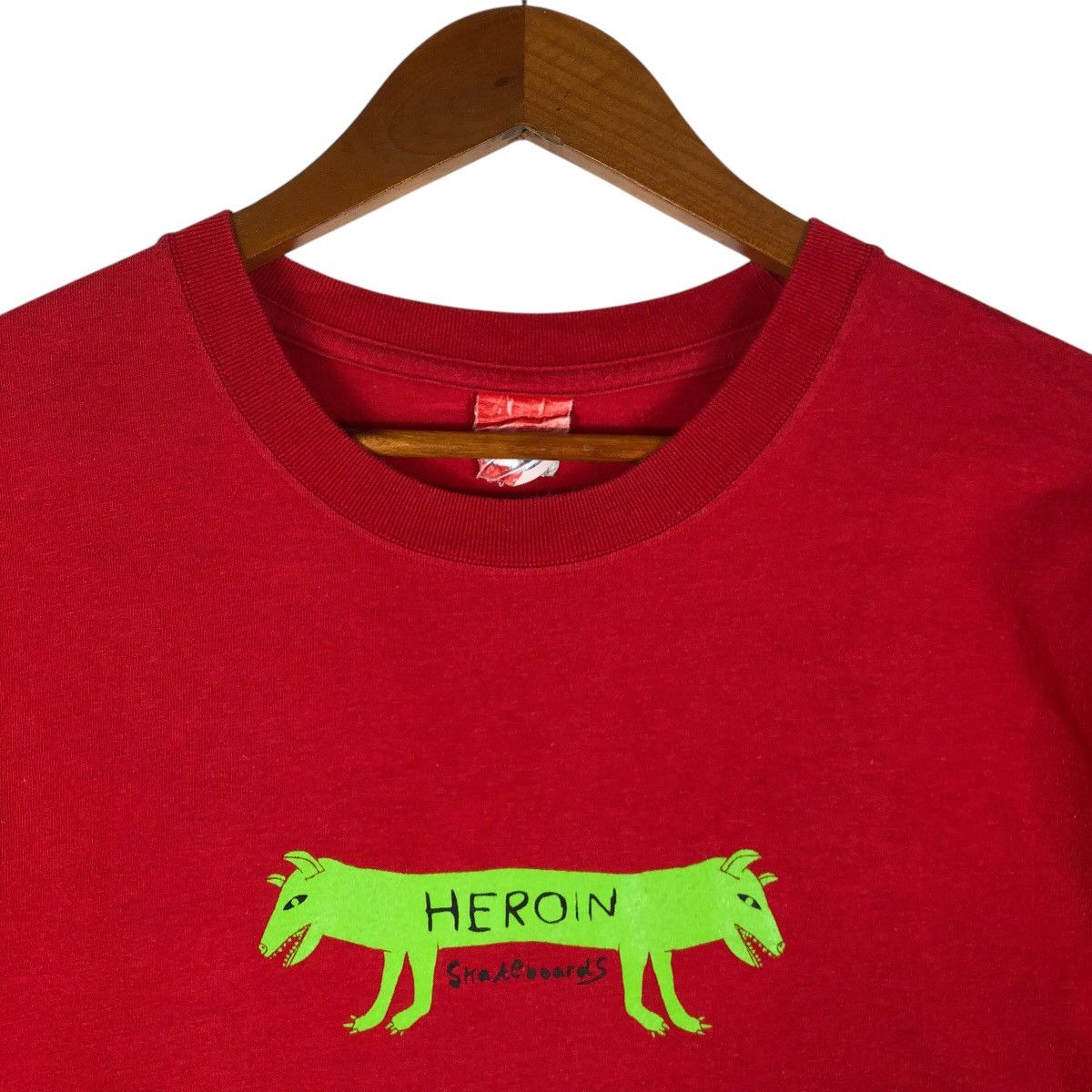 Vintage HEROIN Skateboards Vintage T-Shirt Size US L / EU 52-54 / 3 - 3 Thumbnail