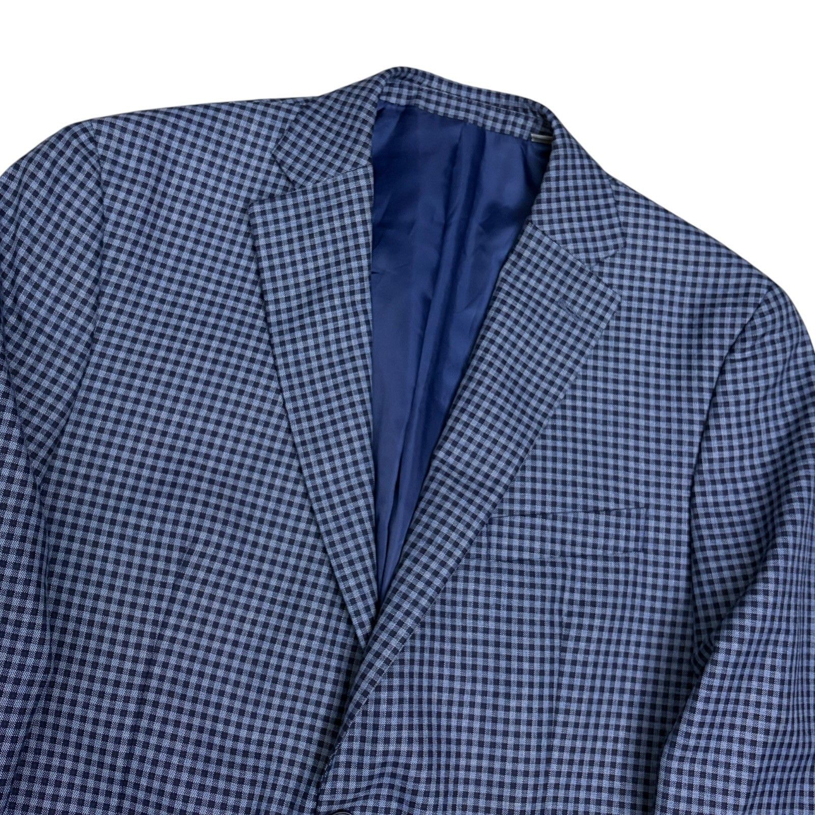 Michael Kors MICHAEL KORS Blazer Designer Check Pattern Sport Coat 44R Size 44R - 4 Thumbnail