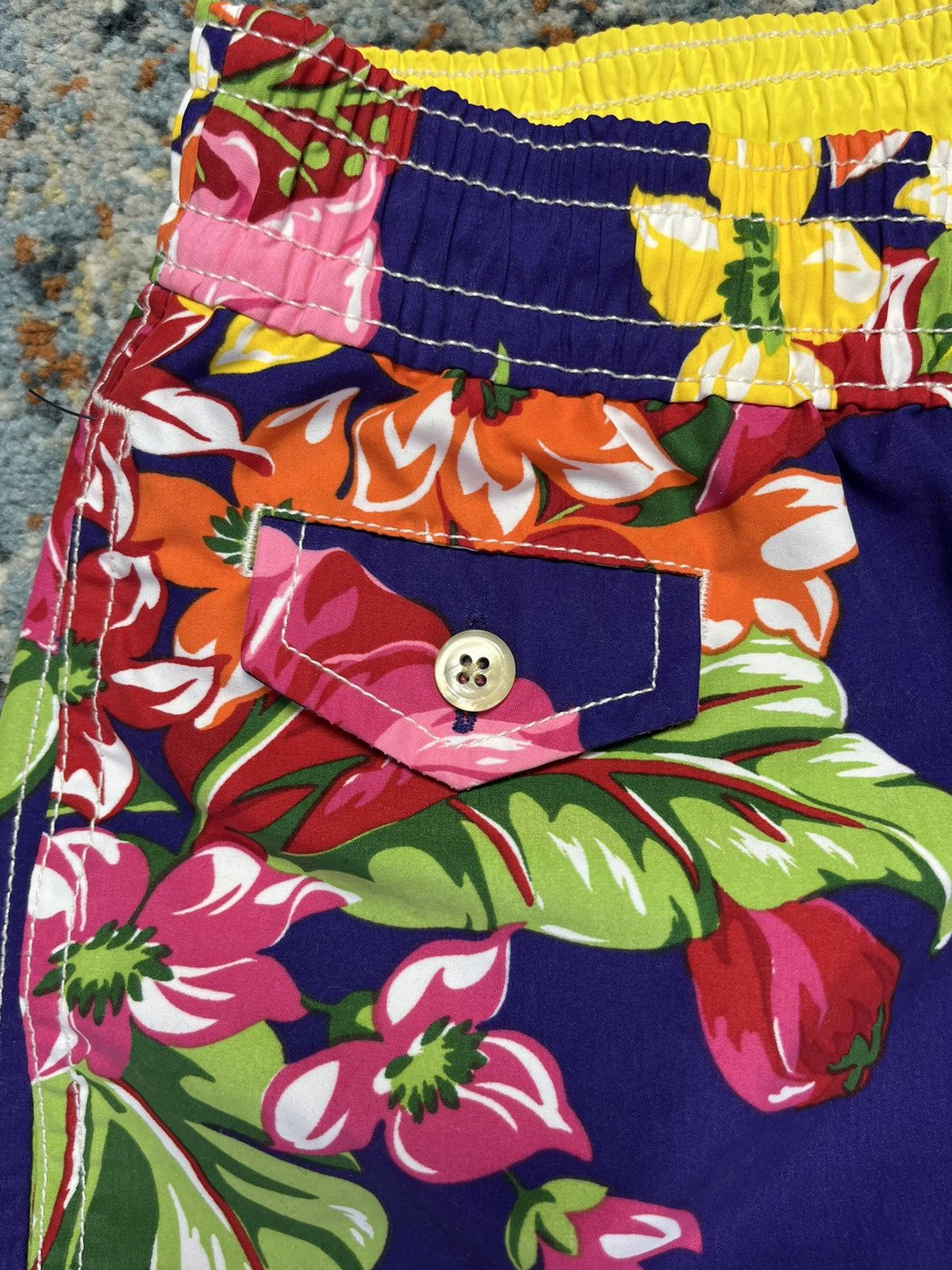 Polo Ralph Lauren Vintage 00s Polo Ralph Lauren floral print shorts old money Size US 36 / EU 52 - 7 Thumbnail