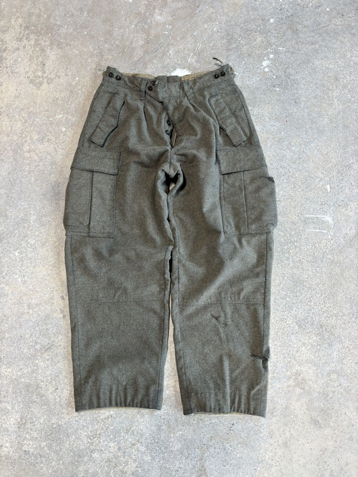 Vintage Vintage 1960s German Military Pants Size US 32 / EU 48 - 1 Thumbnail