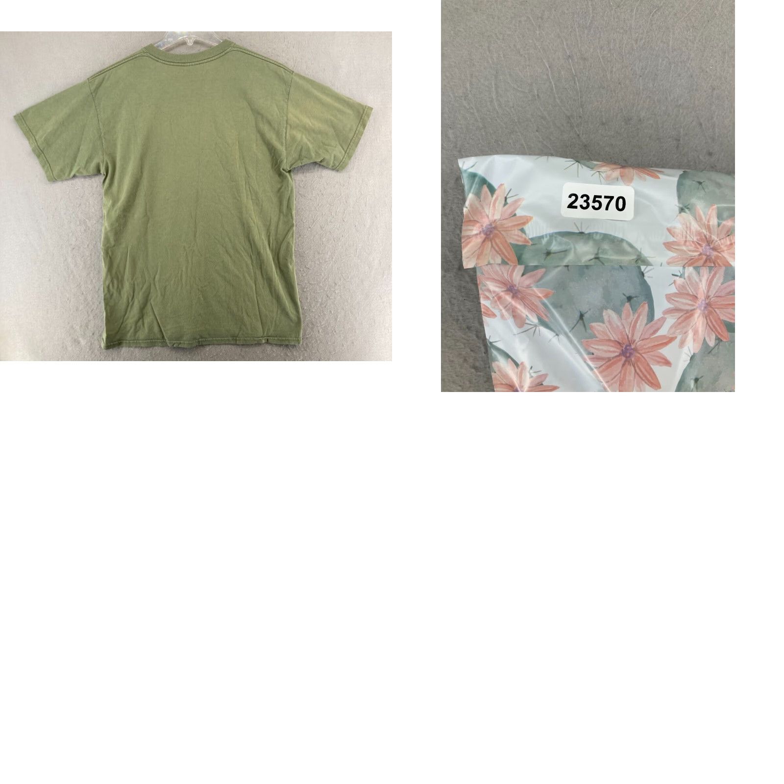 Gildan Estes Park Colorado Mens TShirt M Green Cotton Knit Logo Embroidered Crew Neck Short Sleeve Outdoor Shirt Mens Size US M / EU 48-50 / 2 - 8 Thumbnail