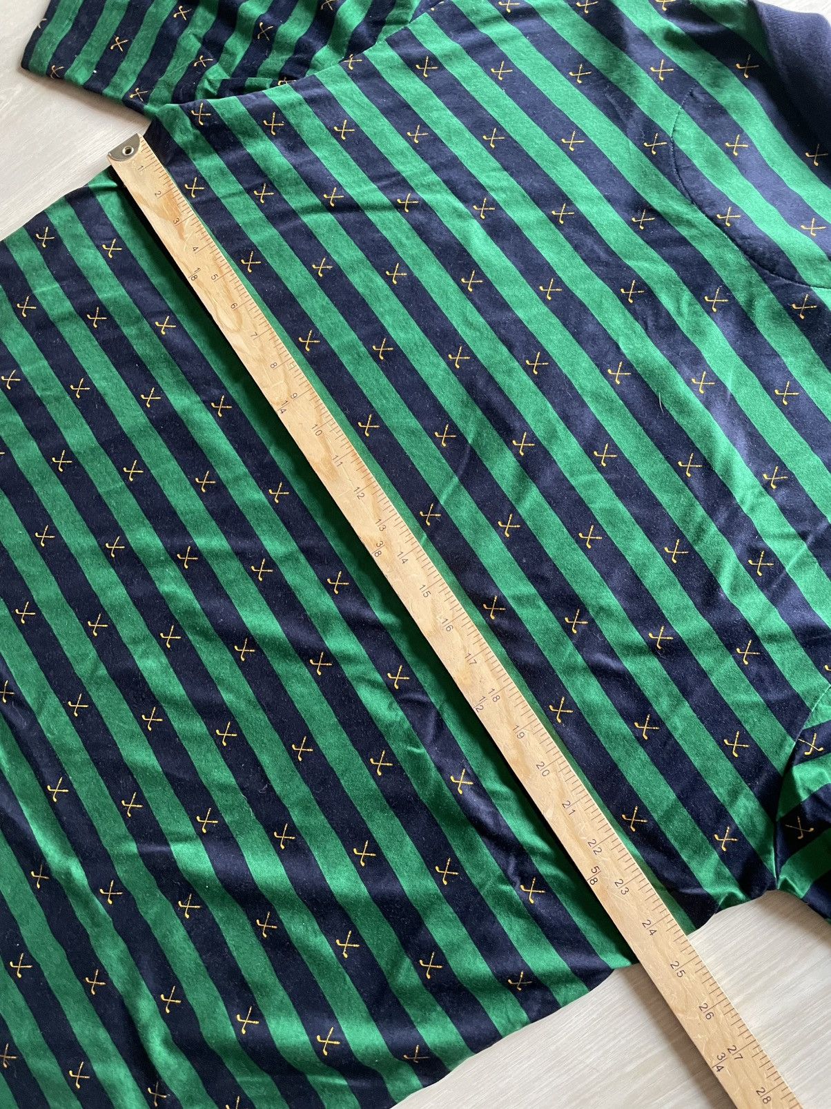 Polo Ralph Lauren Vintage Ralph Lauren Polo Golf Club Shirt All Over Print XL Size US XL / EU 56 / 4 - 5 Thumbnail