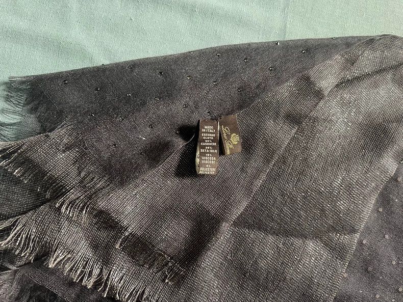 Loro Piana LORO PIANA Silk velvet shawl Size ONE SIZE - 6 Thumbnail