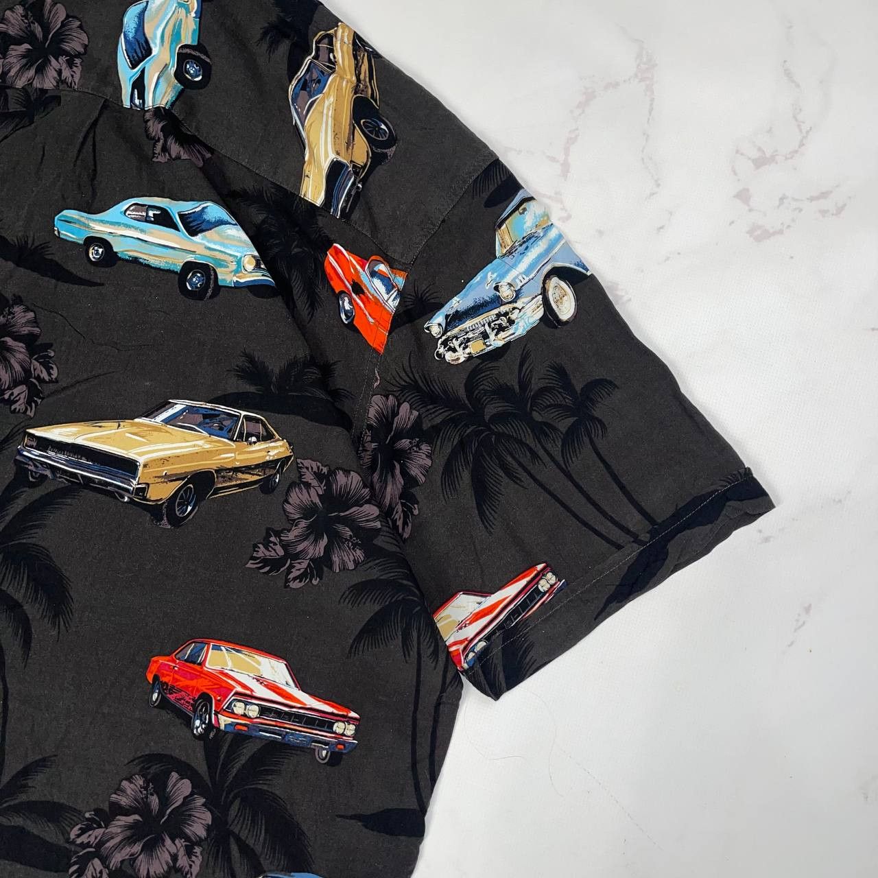 Vintage Shirt Hawai Shirt Print Cars Short sleeve Size XXL Baggy Size US XXL / EU 58 / 5 - 10 Thumbnail
