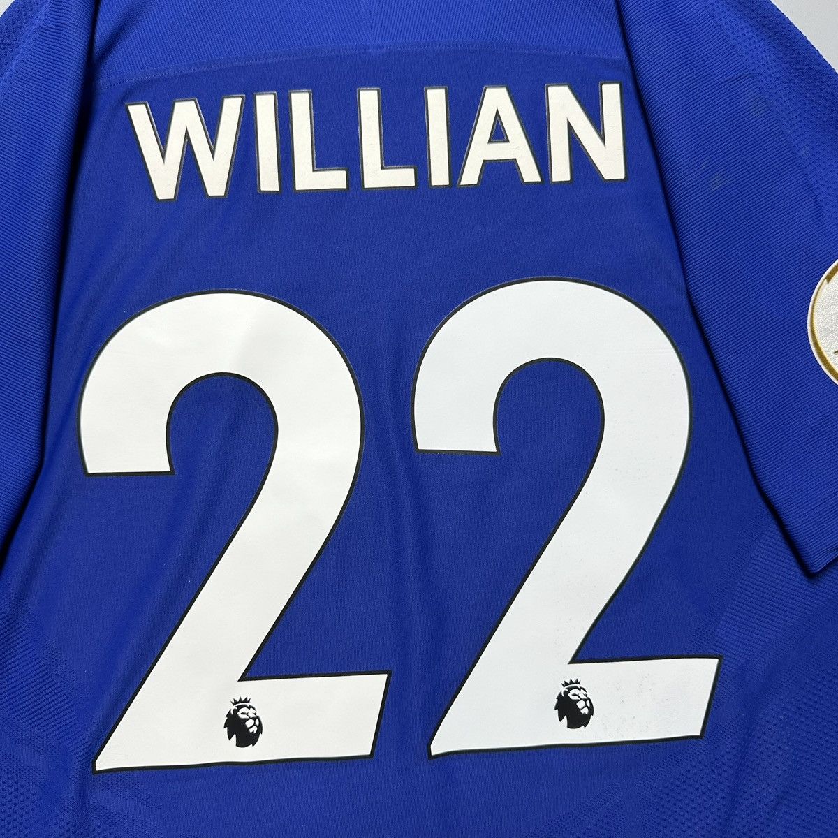 Vintage CHELSEA NIKE 2017/18 SOCCER PLAYER ISSUE JERSEY #22 WILLIAN Size US M / EU 48-50 / 2 - 17 Thumbnail