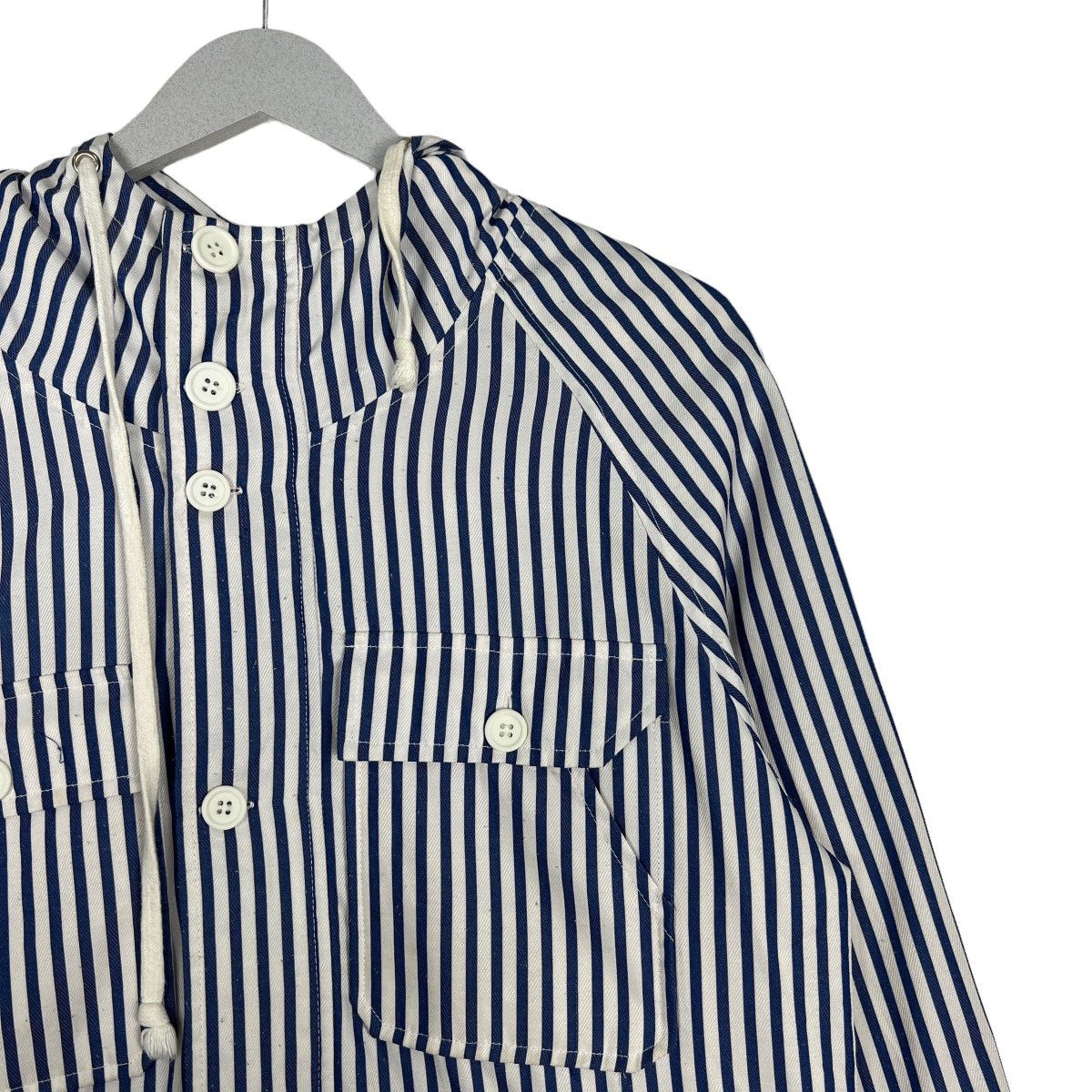 Japanese Brand 🔥 WHITE MEDALION STRIPE JACKET Size US M / EU 48-50 / 2 - 5 Thumbnail