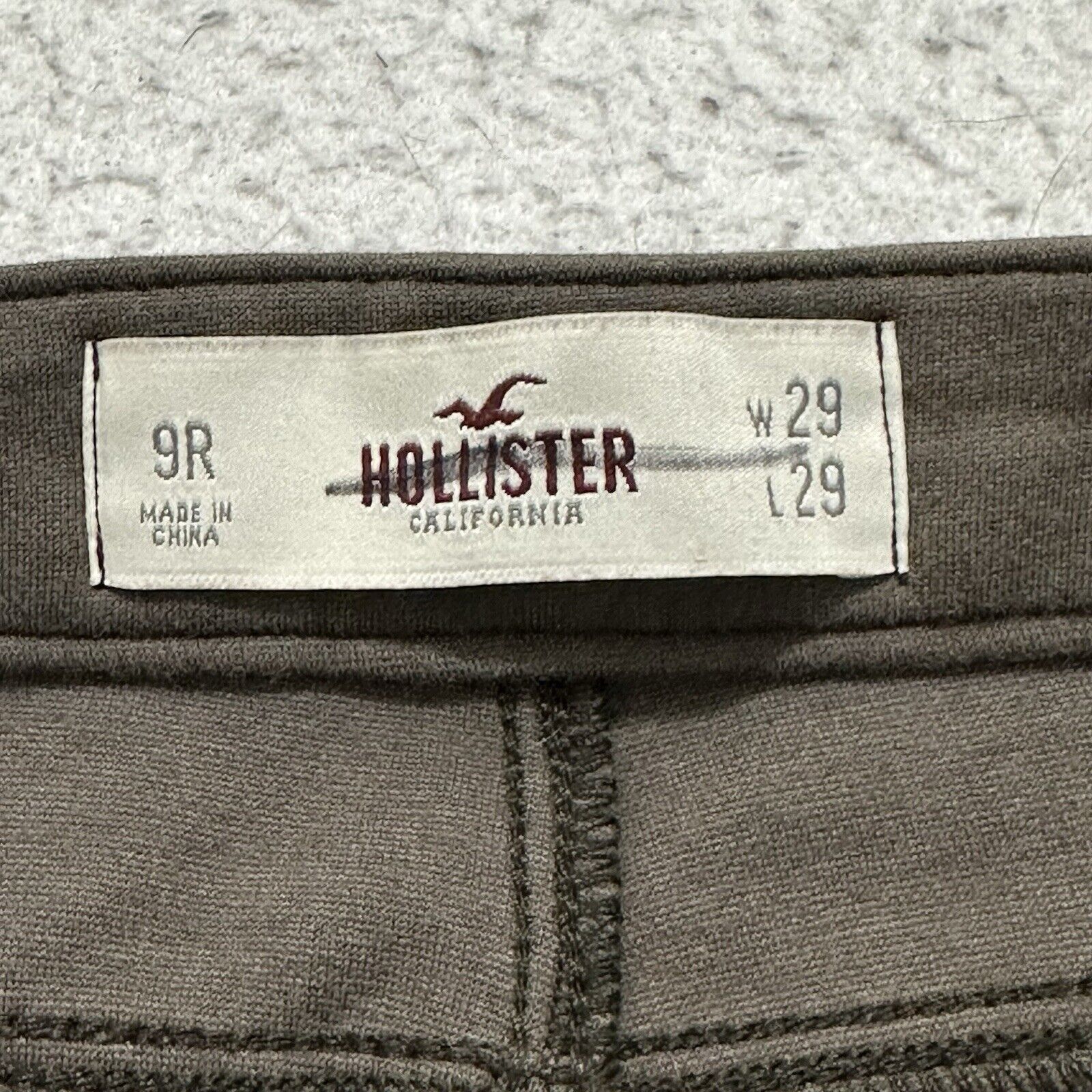 Hollister Hollister 9 Regular Faux Leather Front Skinny Pants Brown Size 32" / US 10 / IT 46 - 4 Thumbnail