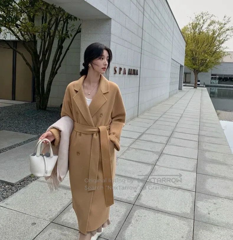 Max Mara Max Mara Camel Double-breasted Coat Size XS / US 0-2 / IT 36-38 - 8 Thumbnail