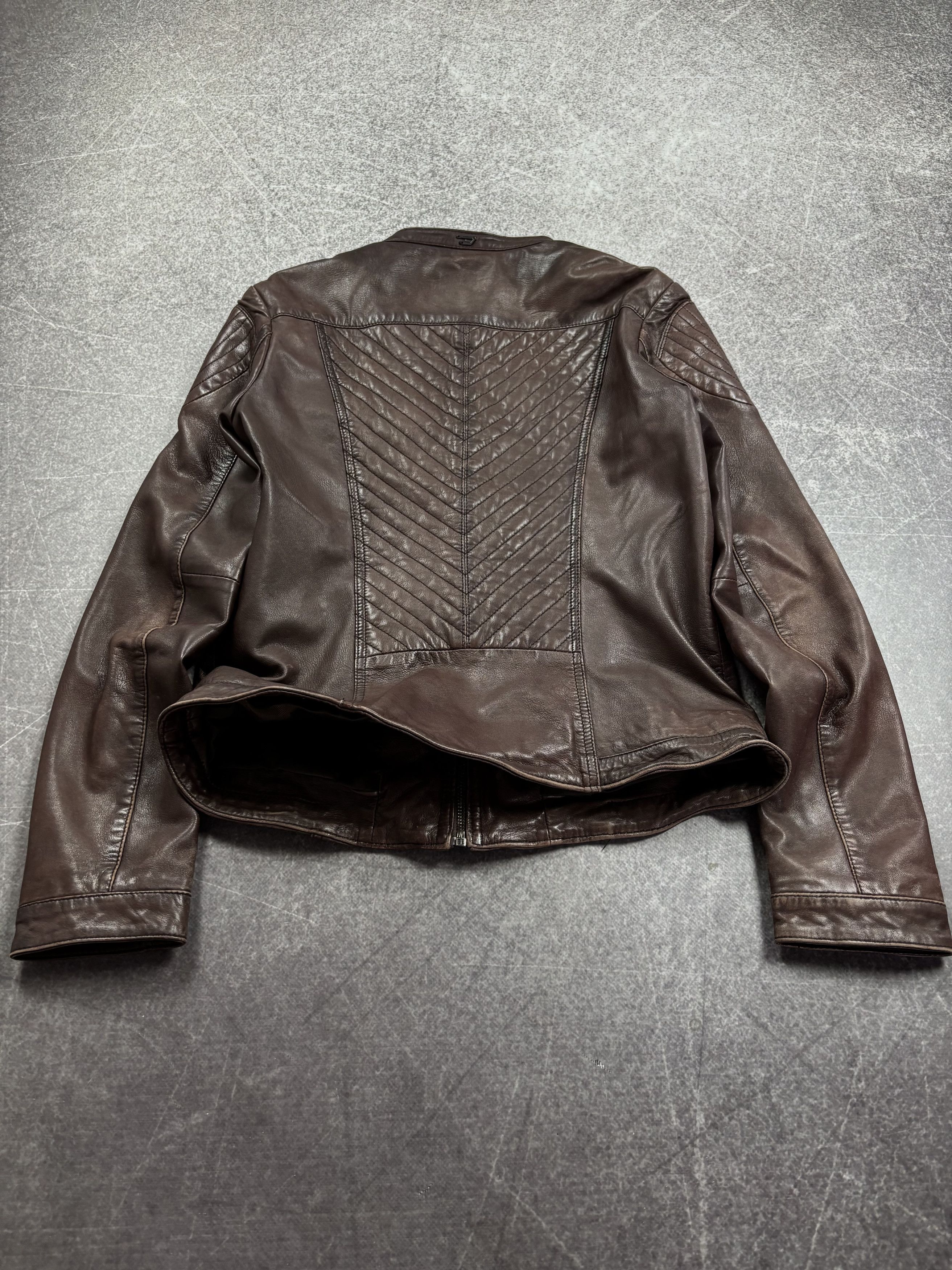 Diesel Rick Owens Type Yohji Yamamoto Style Diesel Leather Jacket Size US S / EU 44-46 / 1 - 4 Thumbnail