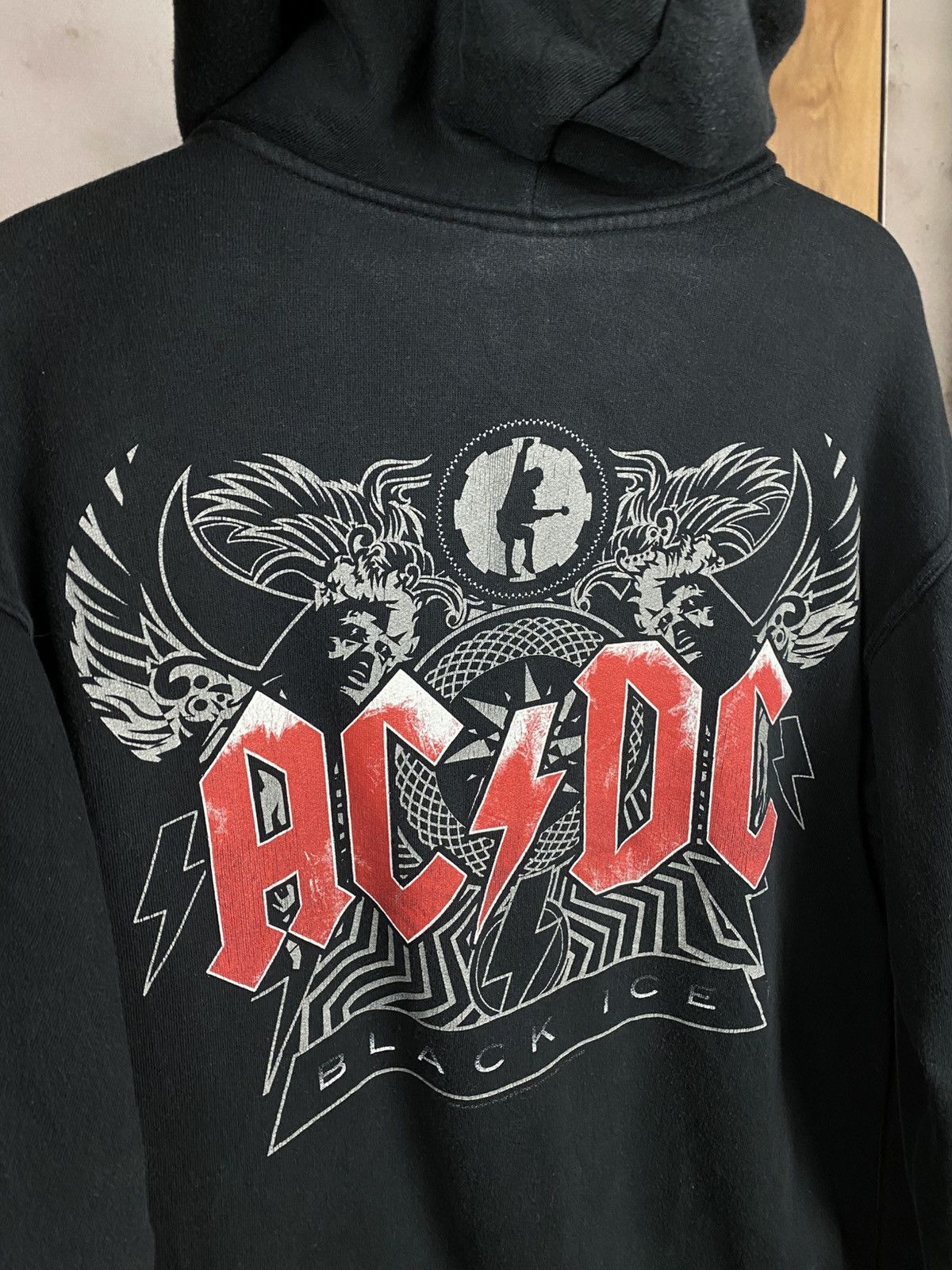 AC/DC 🎸Vintage 2008 Hoodie Zip Up AC/DC Black Ice Rock Band VTG🎸 Size US M / EU 48-50 / 2 - 3 Thumbnail