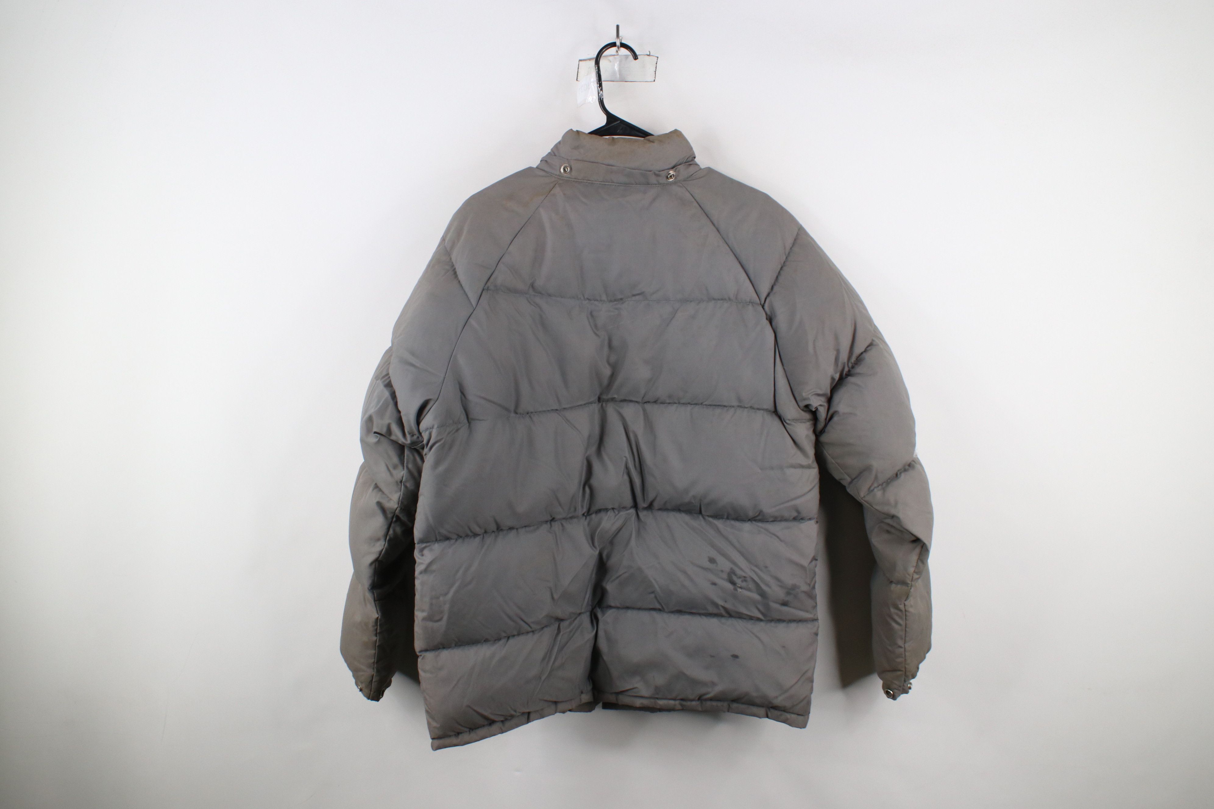 Vintage Vintage 70s Streetwear Duck Down Winter Puffer Jacket Gray Size US L / EU 52-54 / 3 - 14 Thumbnail