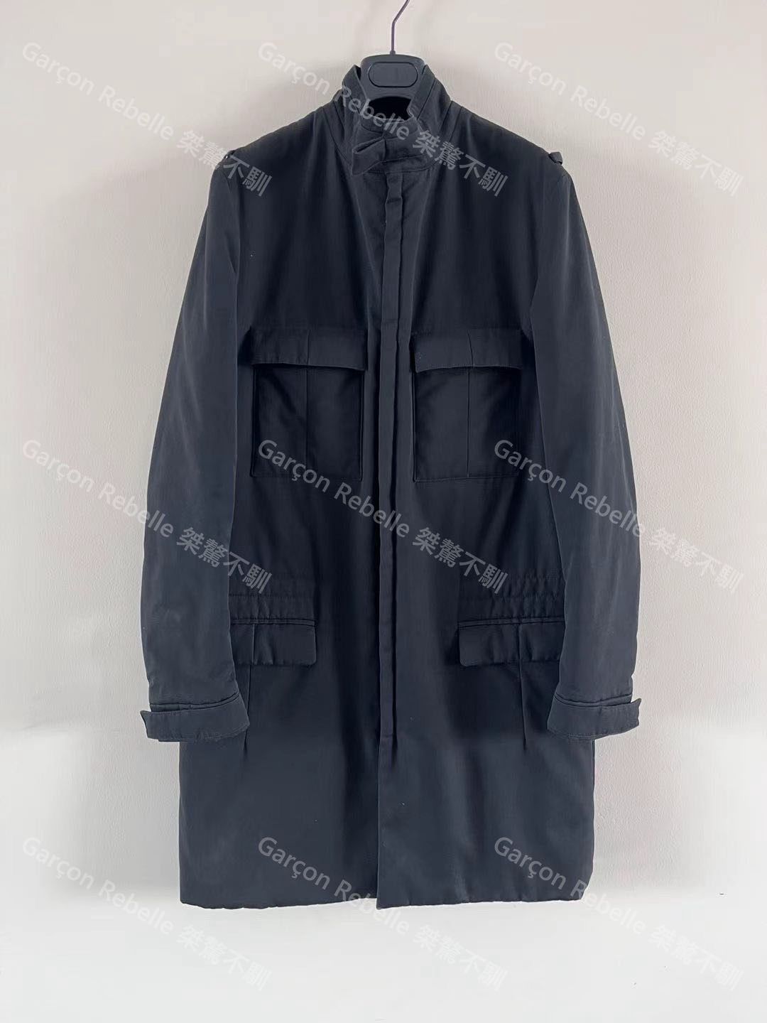 Dior × Hedi Slimane FW06 Dior Homme Runway Duffle Coat Short
