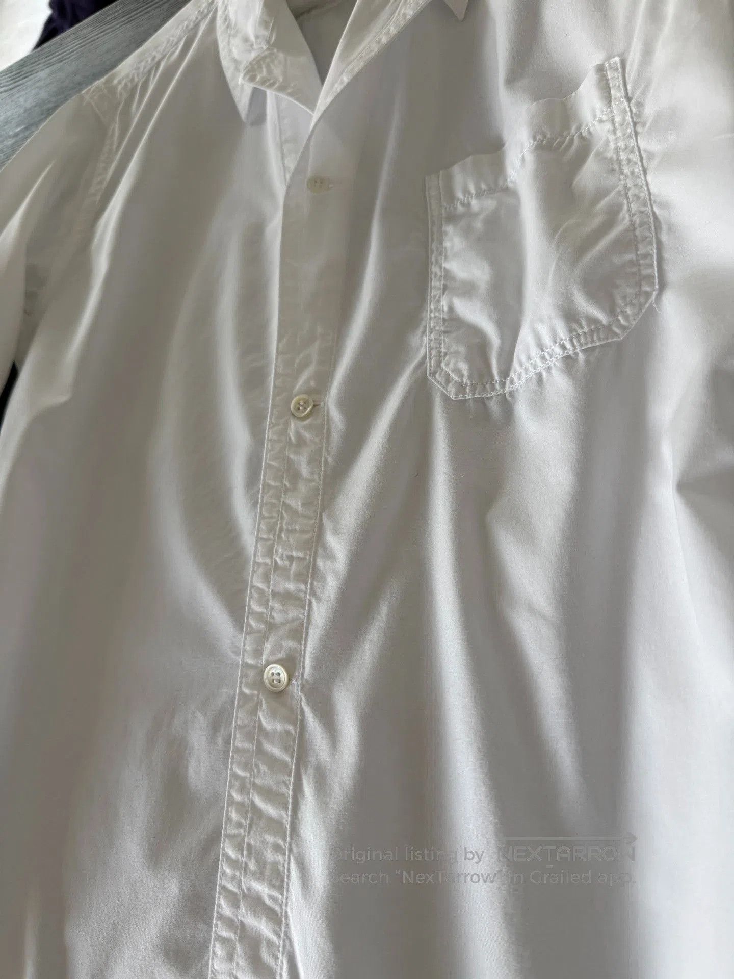 Yohji Yamamoto Yohji Yamamoto 12SS Asymmetric Collar Shirt. Size US M / EU 48-50 / 2 - 4 Thumbnail