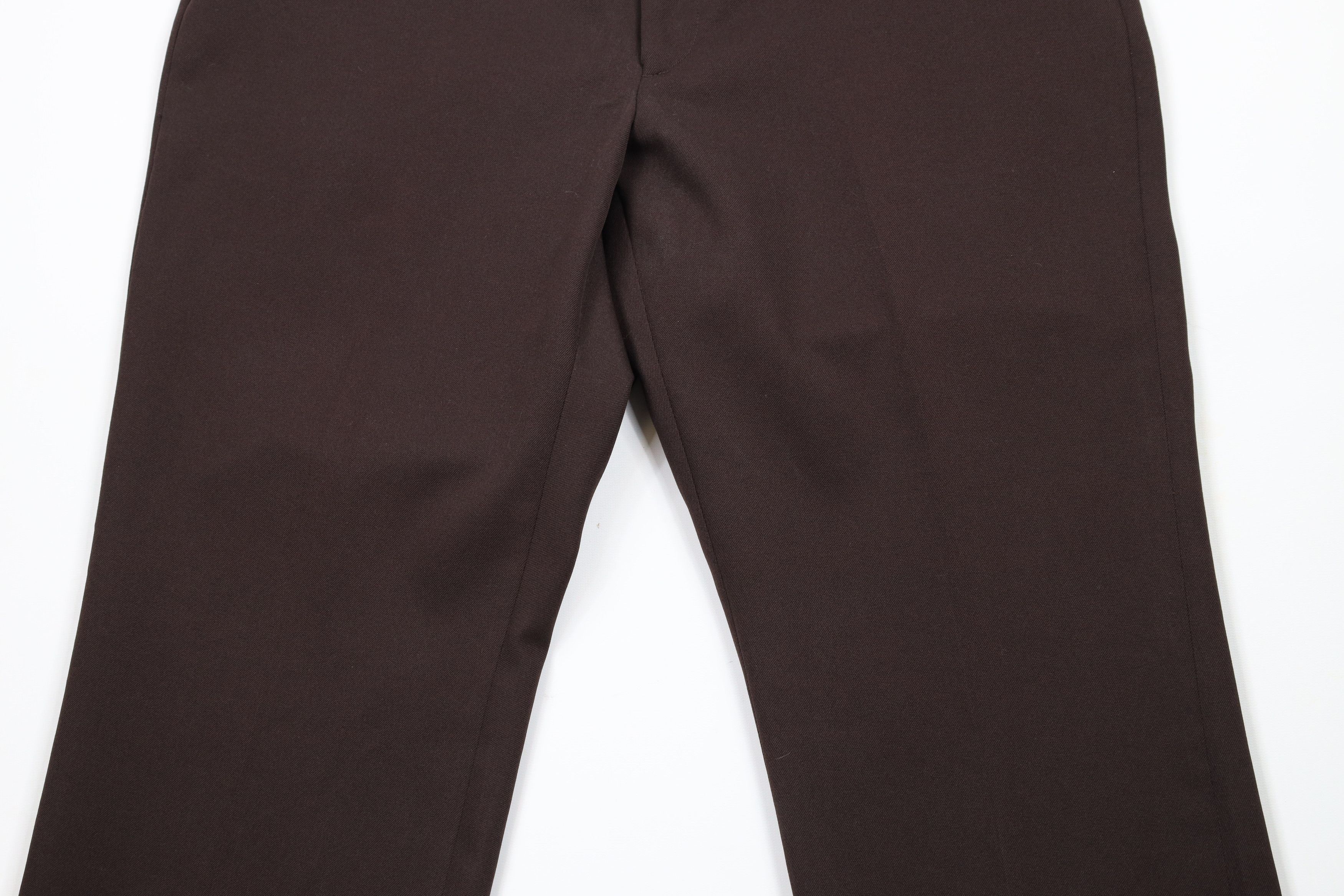 Vintage Vintage 70s Streetwear Bell Bottoms Chino Pants Brown USA Size US 36 / EU 52 - 3 Thumbnail