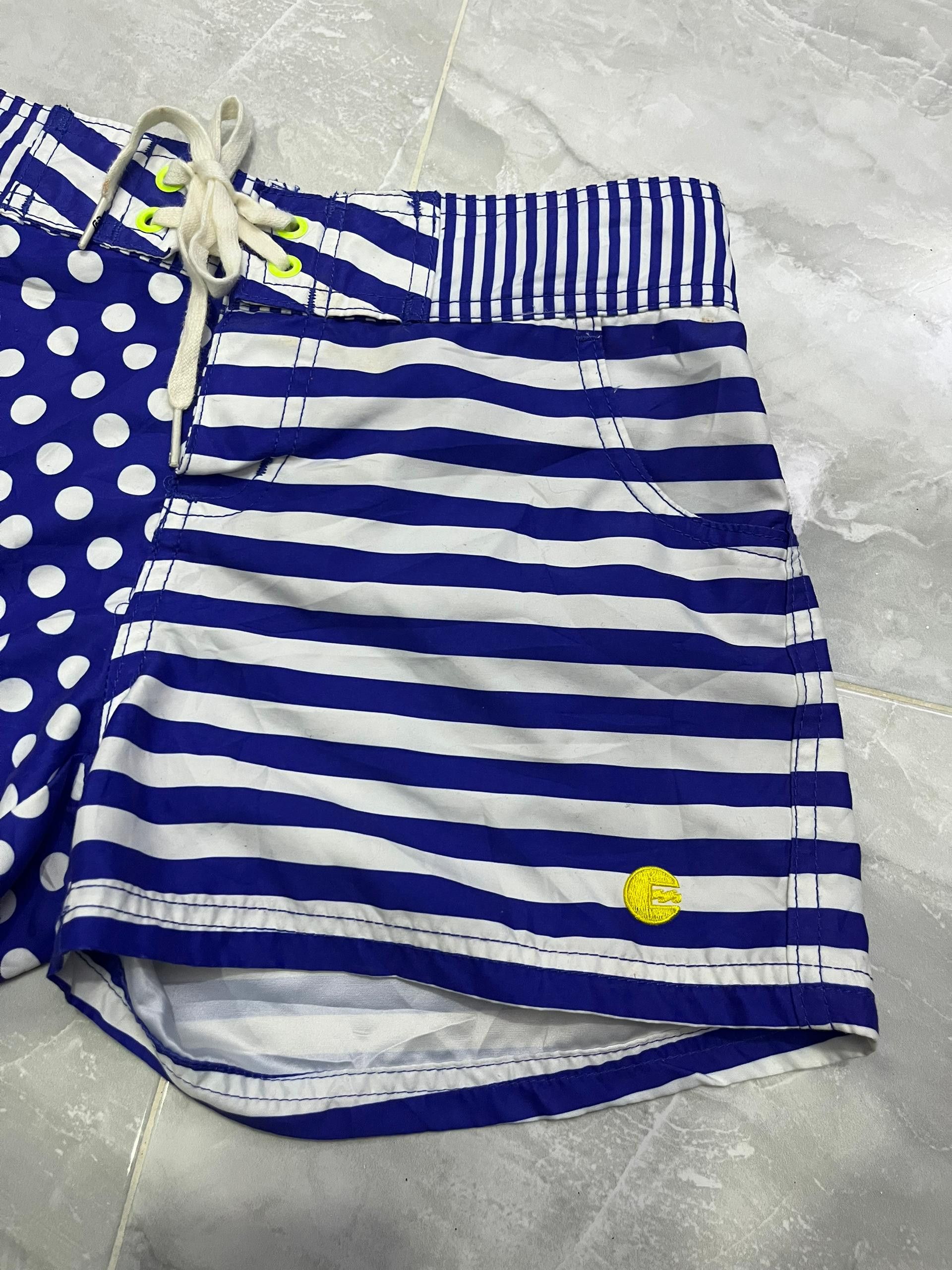 Billabong Vintage Billabong Polka Stripe Boardshorts 28” Size US 28 / EU 44 - 2 Thumbnail