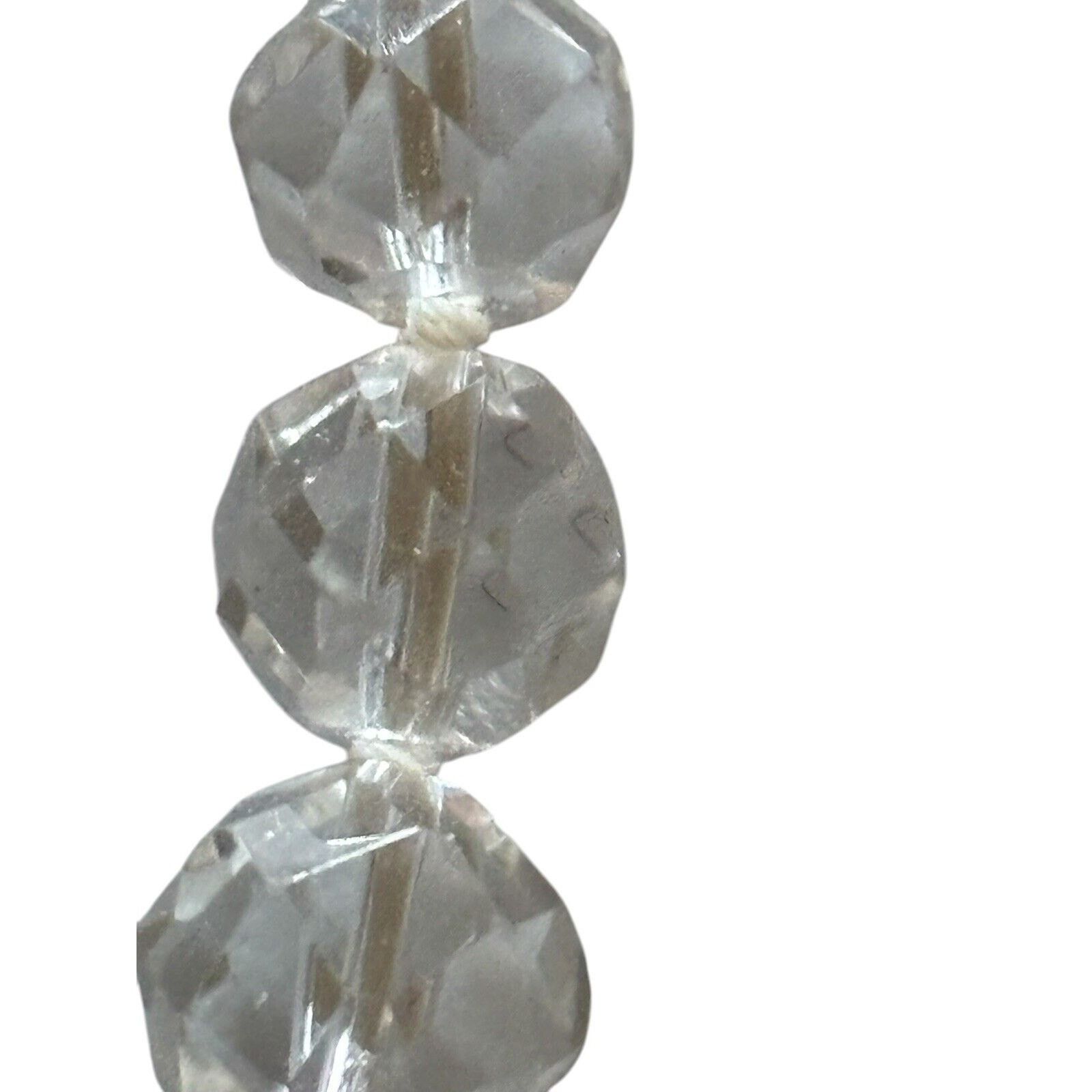 Other STERLING Quartz Rock Crystal Art Deco Necklace 1920s 19” Size ONE SIZE - 7 Thumbnail