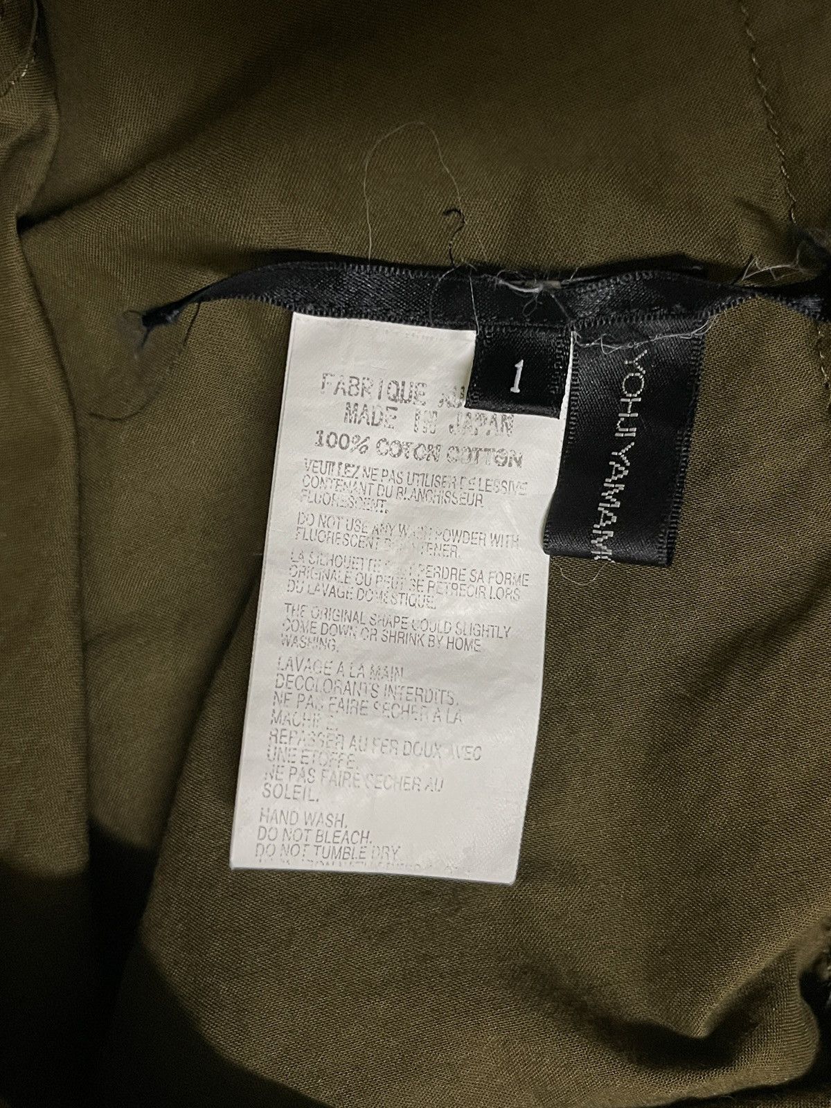 Yohji Yamamoto Yohji Yamamoto + Noir Button Up Size S / US 4 / IT 40 - 20 Thumbnail