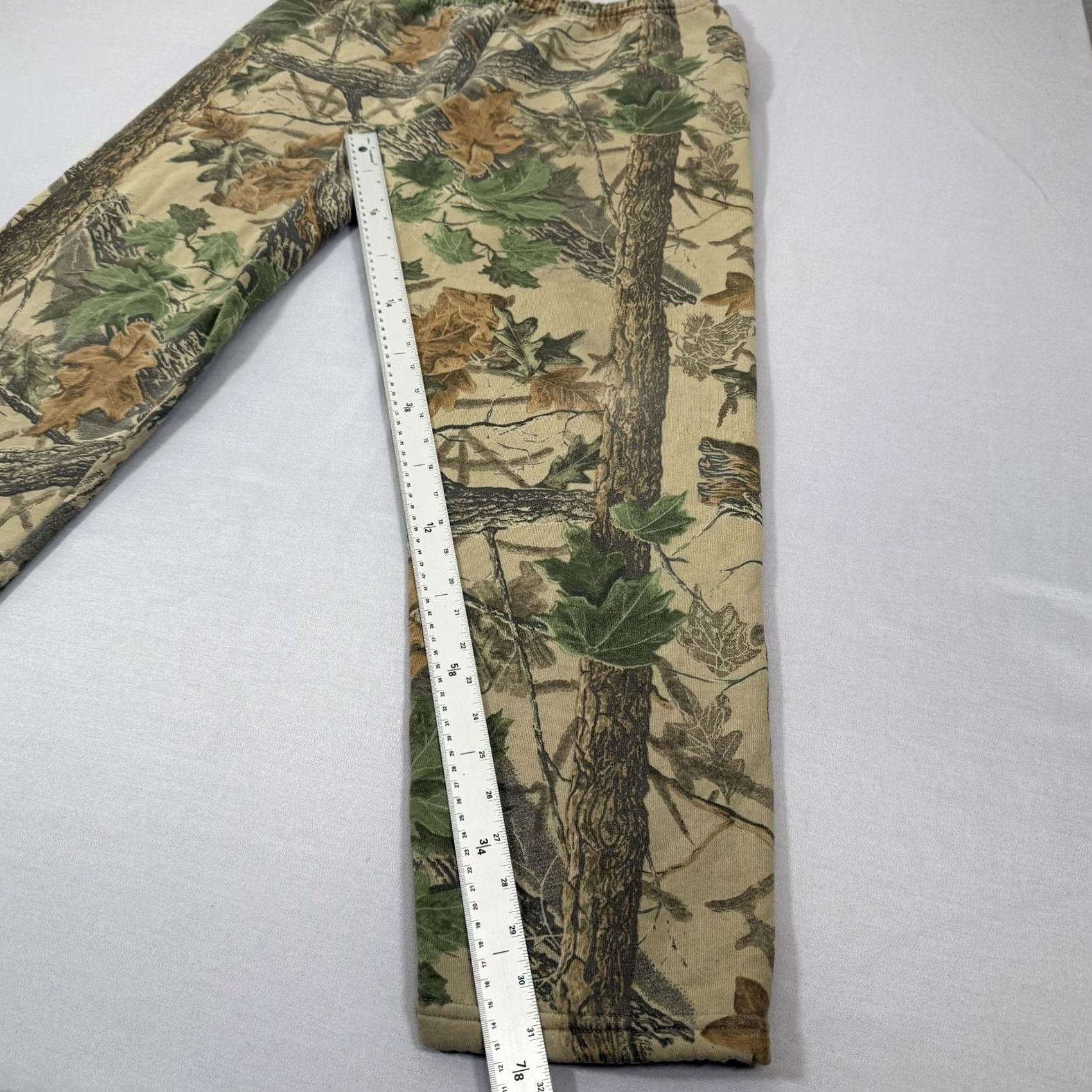 Jerzees VINTAGE Jerzees Pants Mens XL Brown Realtree Camo Sweat Fleece 90s USA Outdoors Size US 36 / EU 52 - 4 Thumbnail