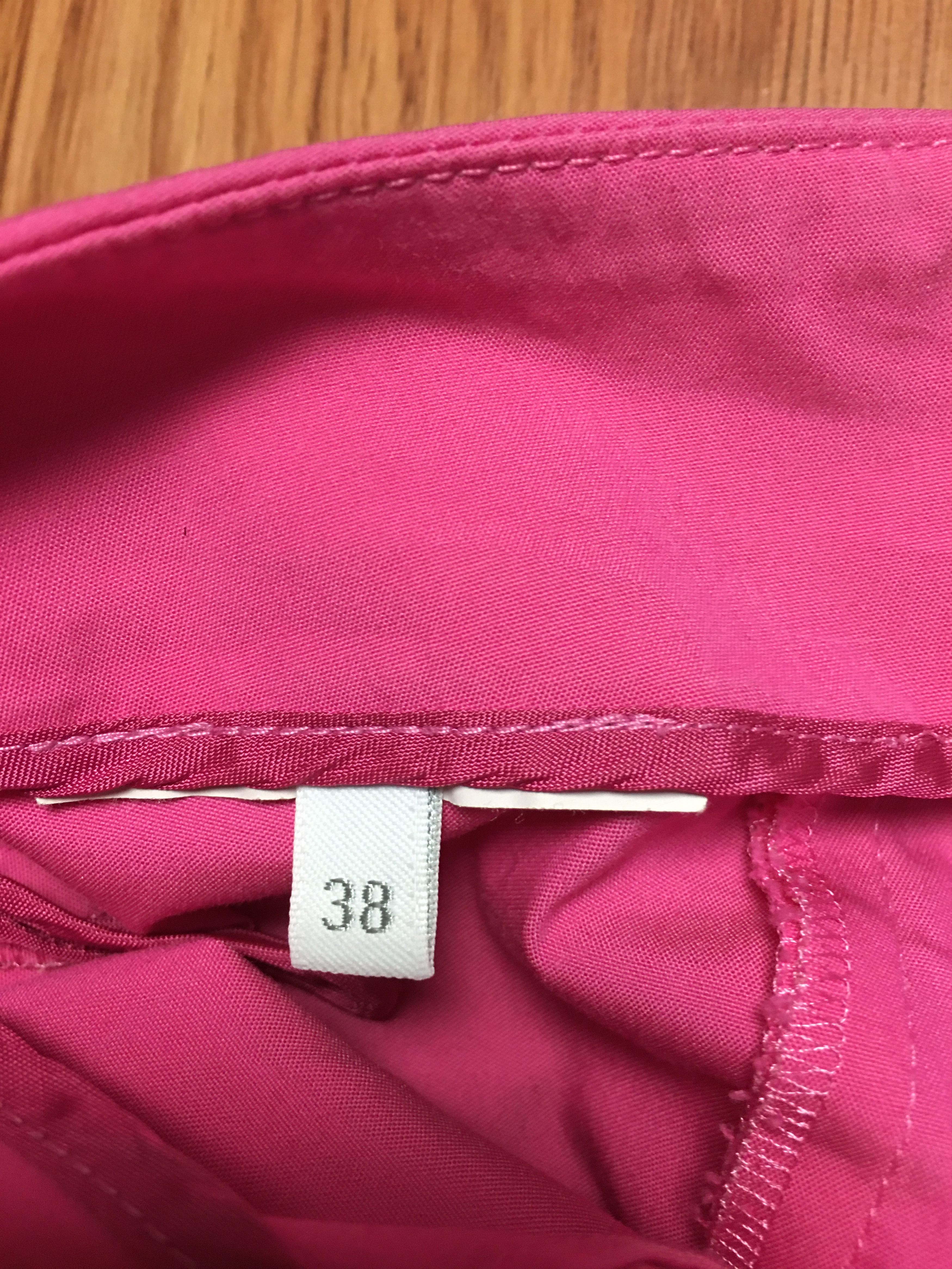 Prada PRADA Pink Cotton Nylon Cropped Pants Size IT38 Size 26" / US 2 / IT 38 - 10 Thumbnail