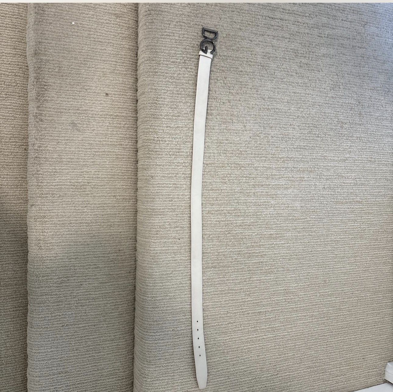 Dolce & Gabbana White Dolce and Gabbana Belt Size 36 - 5 Thumbnail