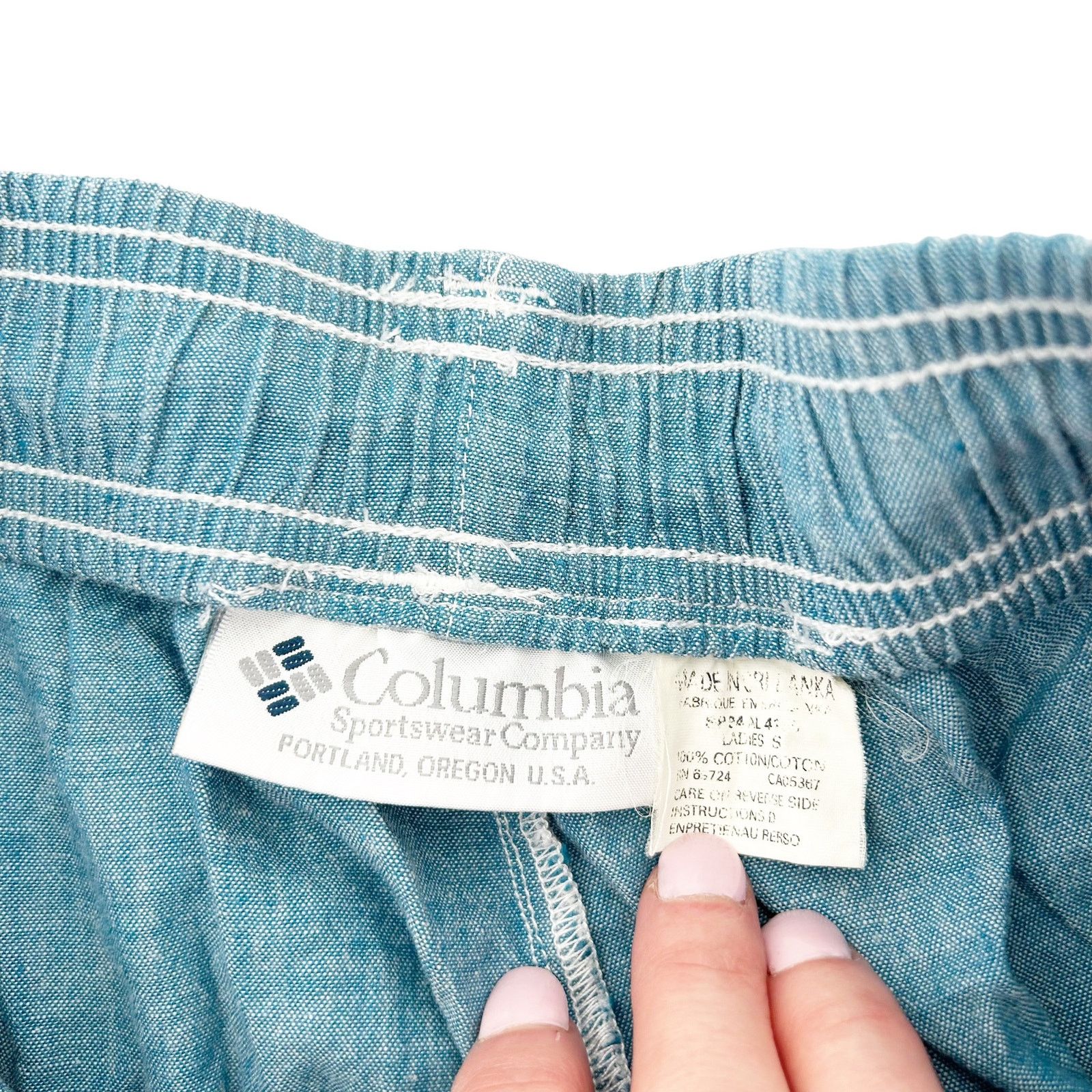 Columbia Vintage Columbia Blue Shorts Sz S Size 26" / US 2 / IT 38 - 3 Thumbnail