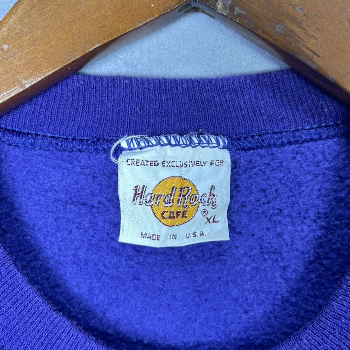 Hard Rock Cafe Vintage Hard Rock Cafe Aspen Purple Crewneck Sweatshirt USA Size US XL / EU 56 / 4 - 8 Thumbnail