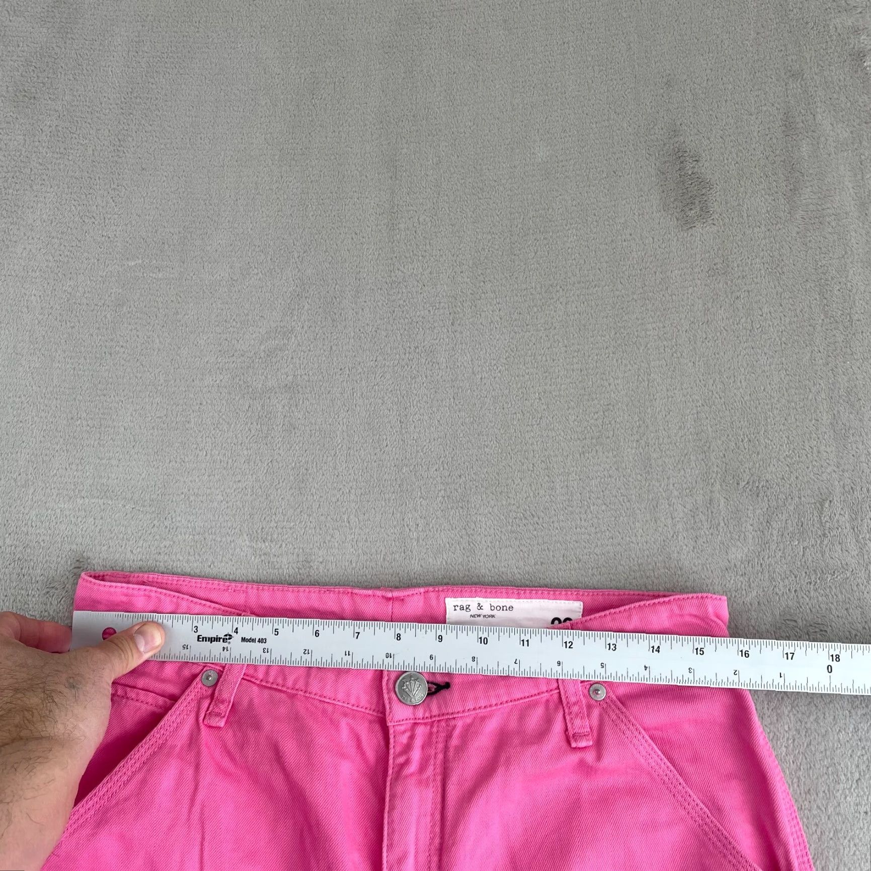 Rag & Bone Rag & Bone Sid Carpenter Jeans Women 30 Pink Wide-Leg Vintage No Size 30" / US 8 / IT 44 - 6 Thumbnail
