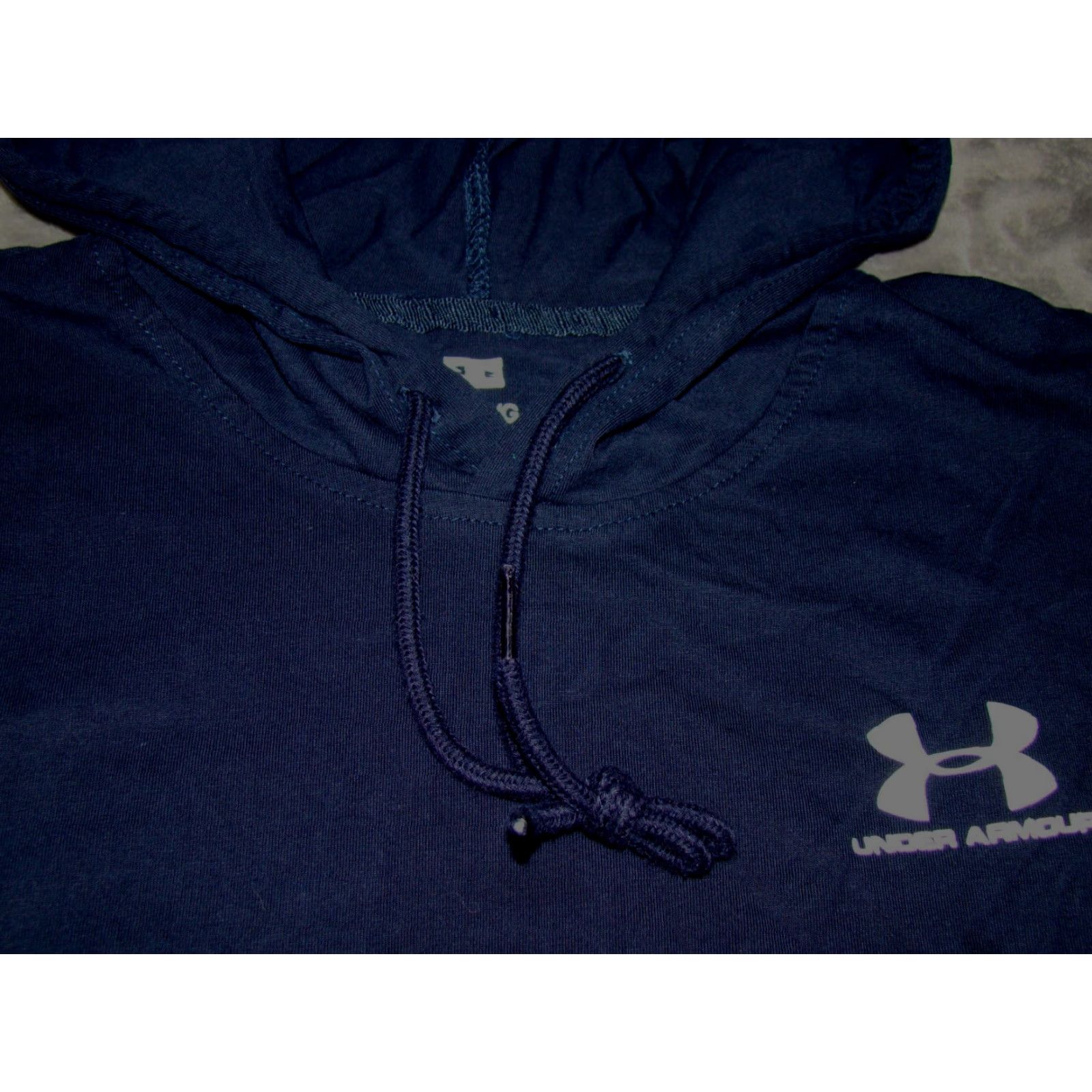 Under Armour Under Armour Mens Hoodie Long Sleeve Pouch Pocket Lightweight Blue Large Mens Size US L / EU 52-54 / 3 - 3 Thumbnail