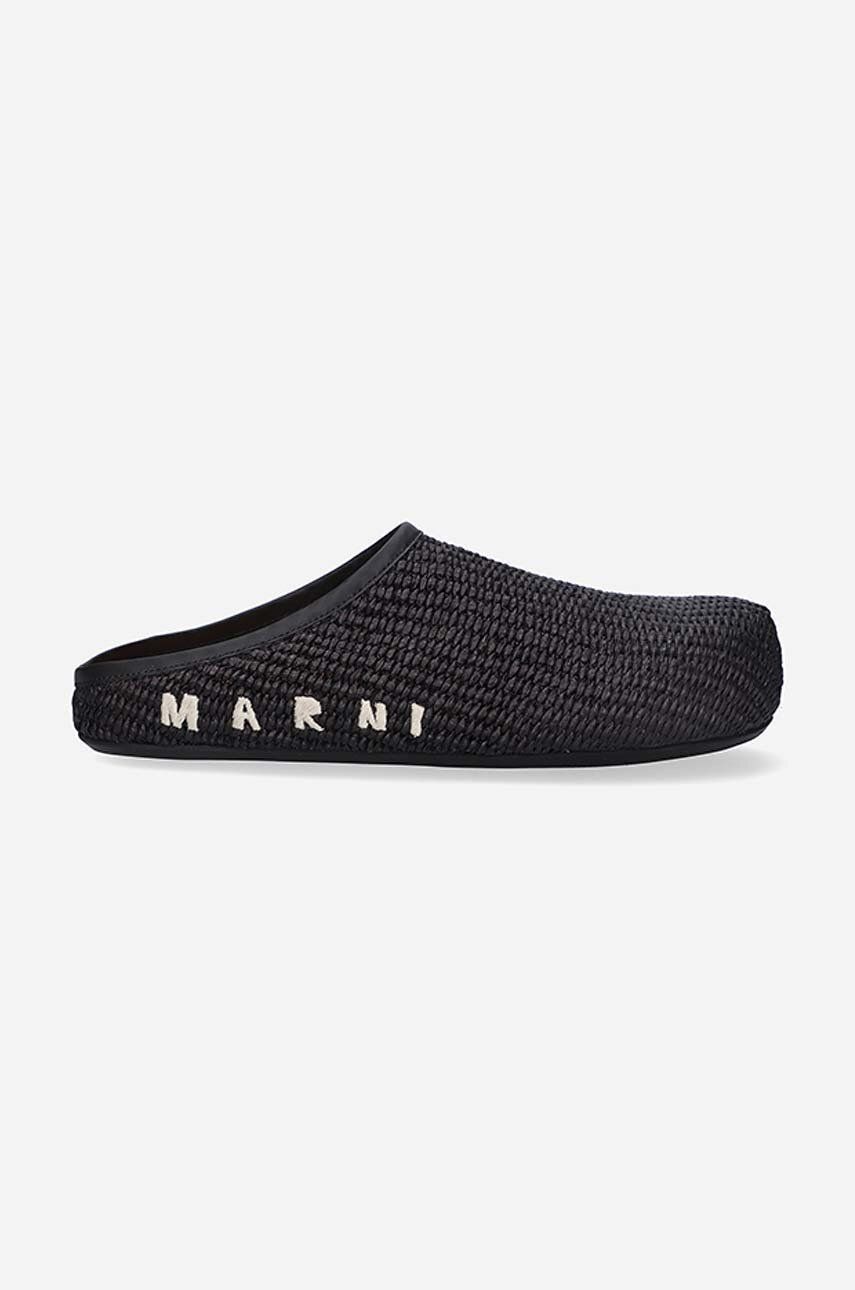 o1w1db10524 Sliders Sabot in Black