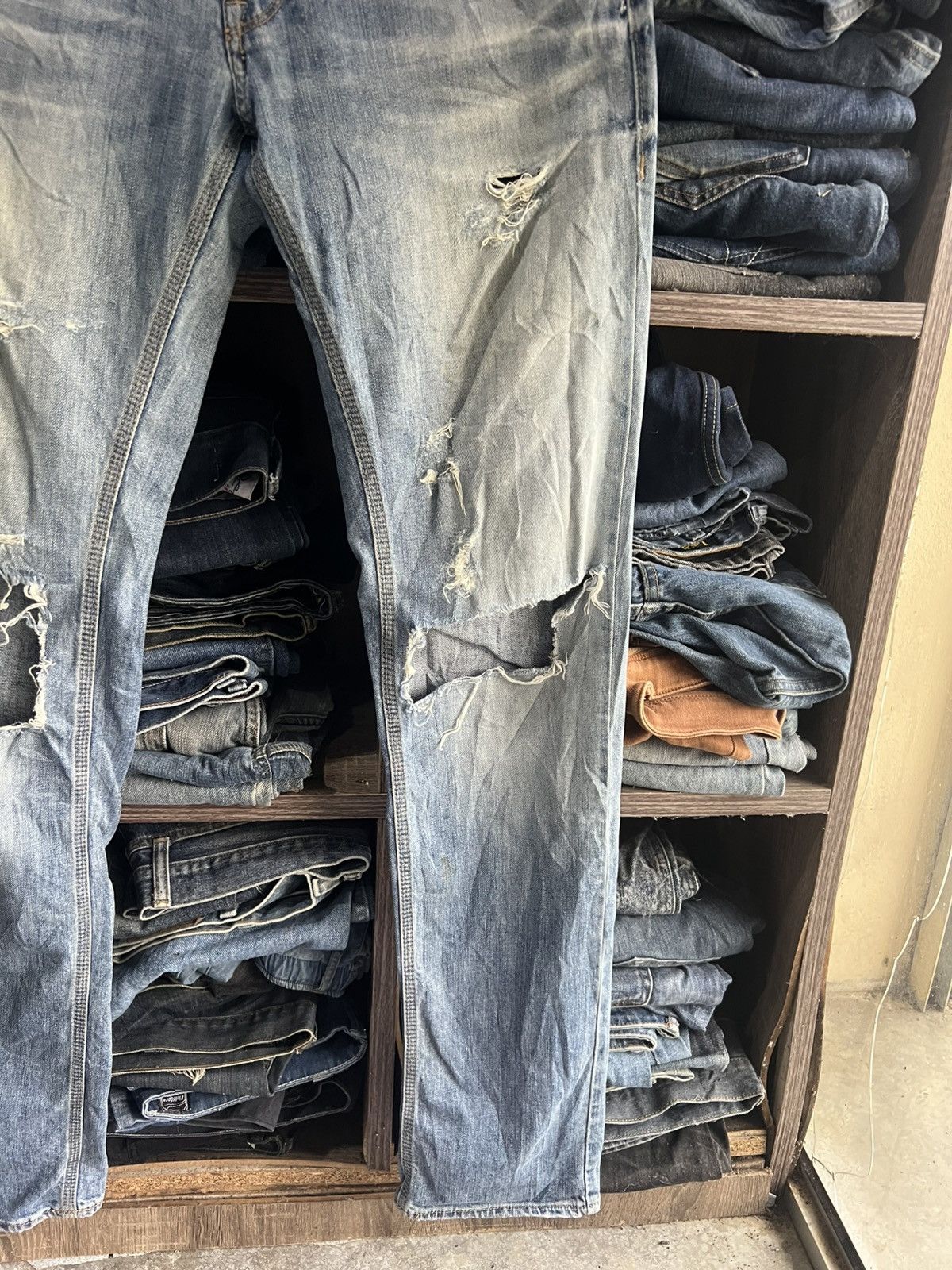 GAS 🔥Rare Gas Distressed Denim Size US 32 / EU 48 - 6 Thumbnail