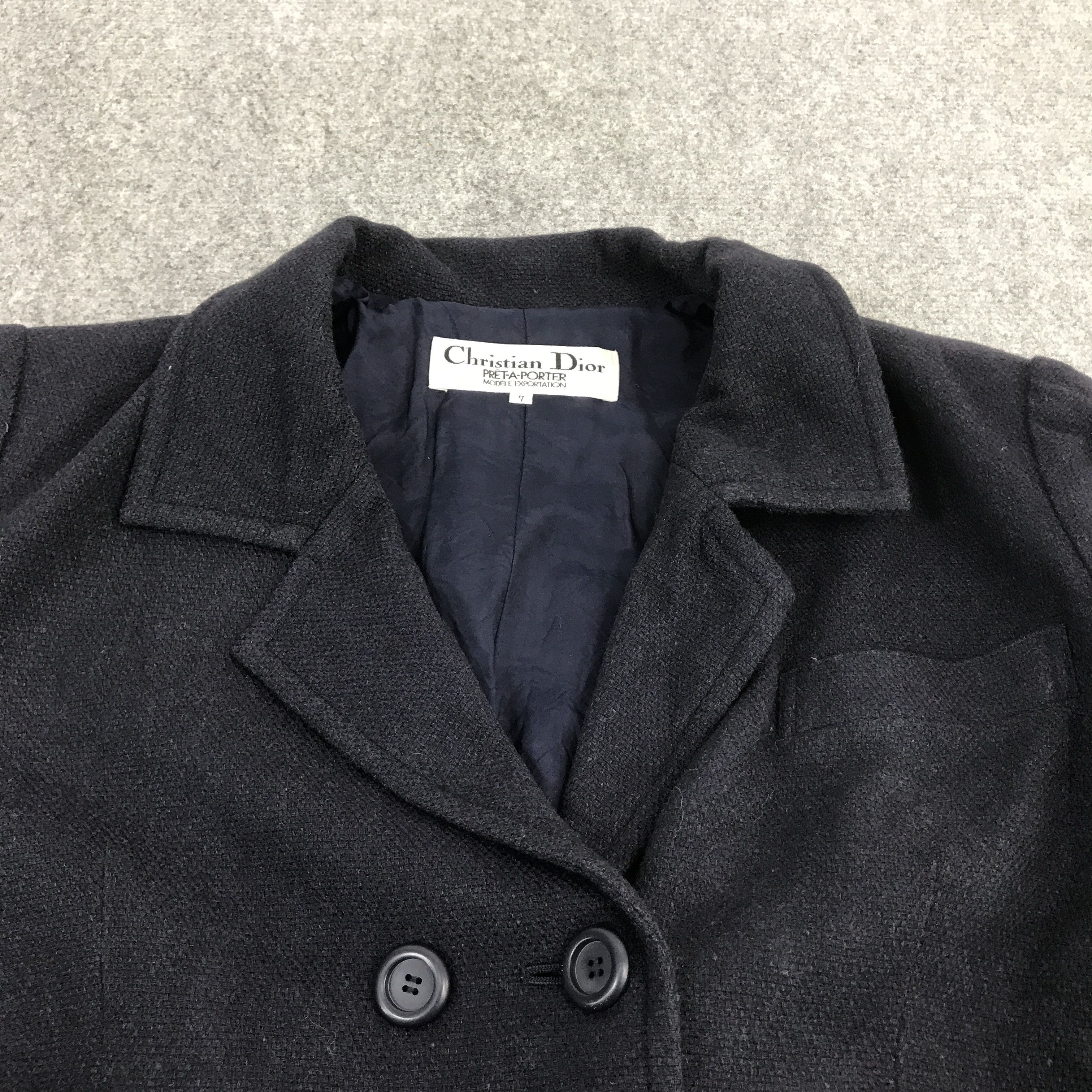 Christian Dior Monsieur × Vintage CHRISTIAN DIOR WOOL COAT JACKET Size US M / EU 48-50 / 2 - 7 Thumbnail