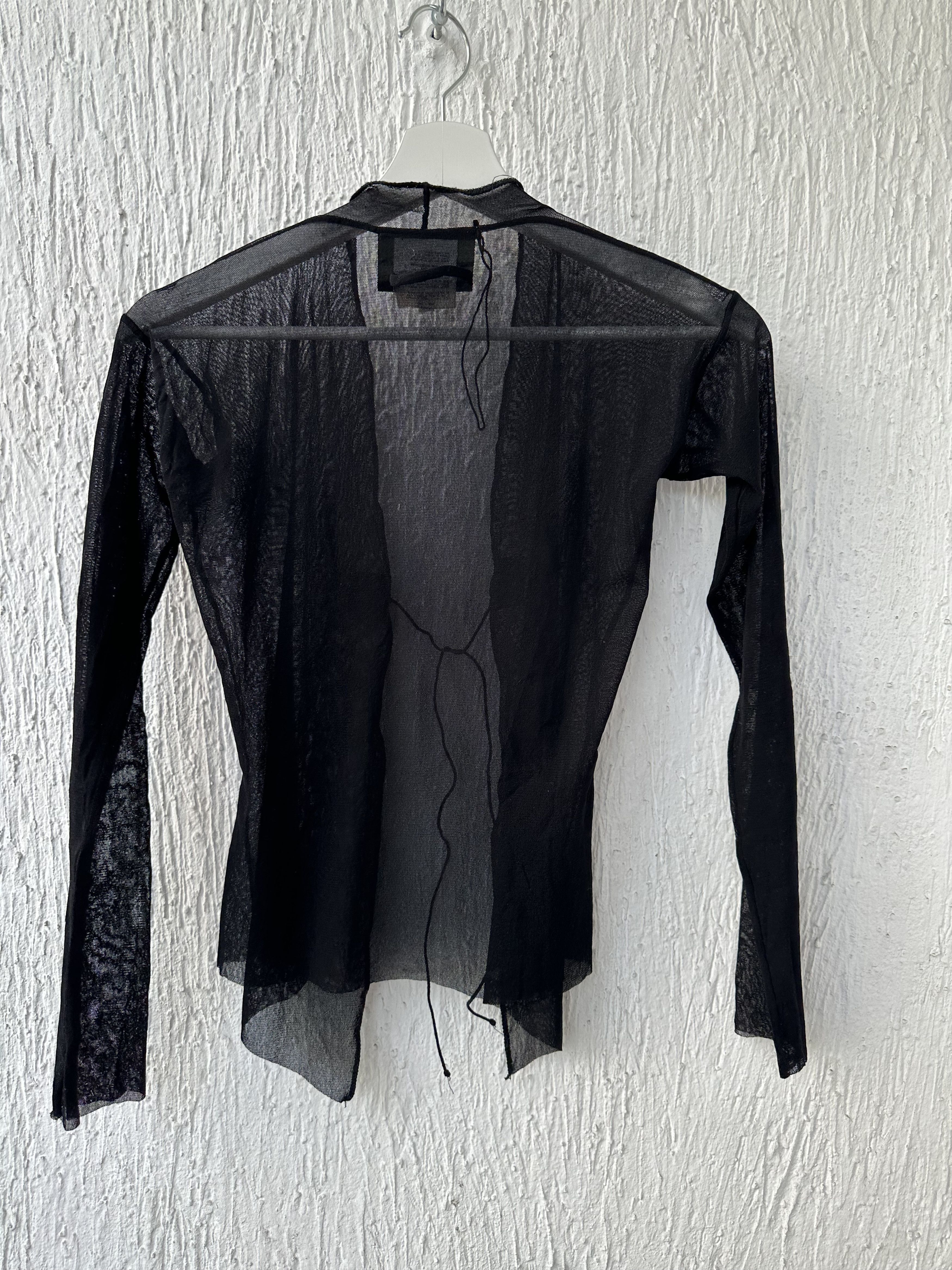 black mesh bolero