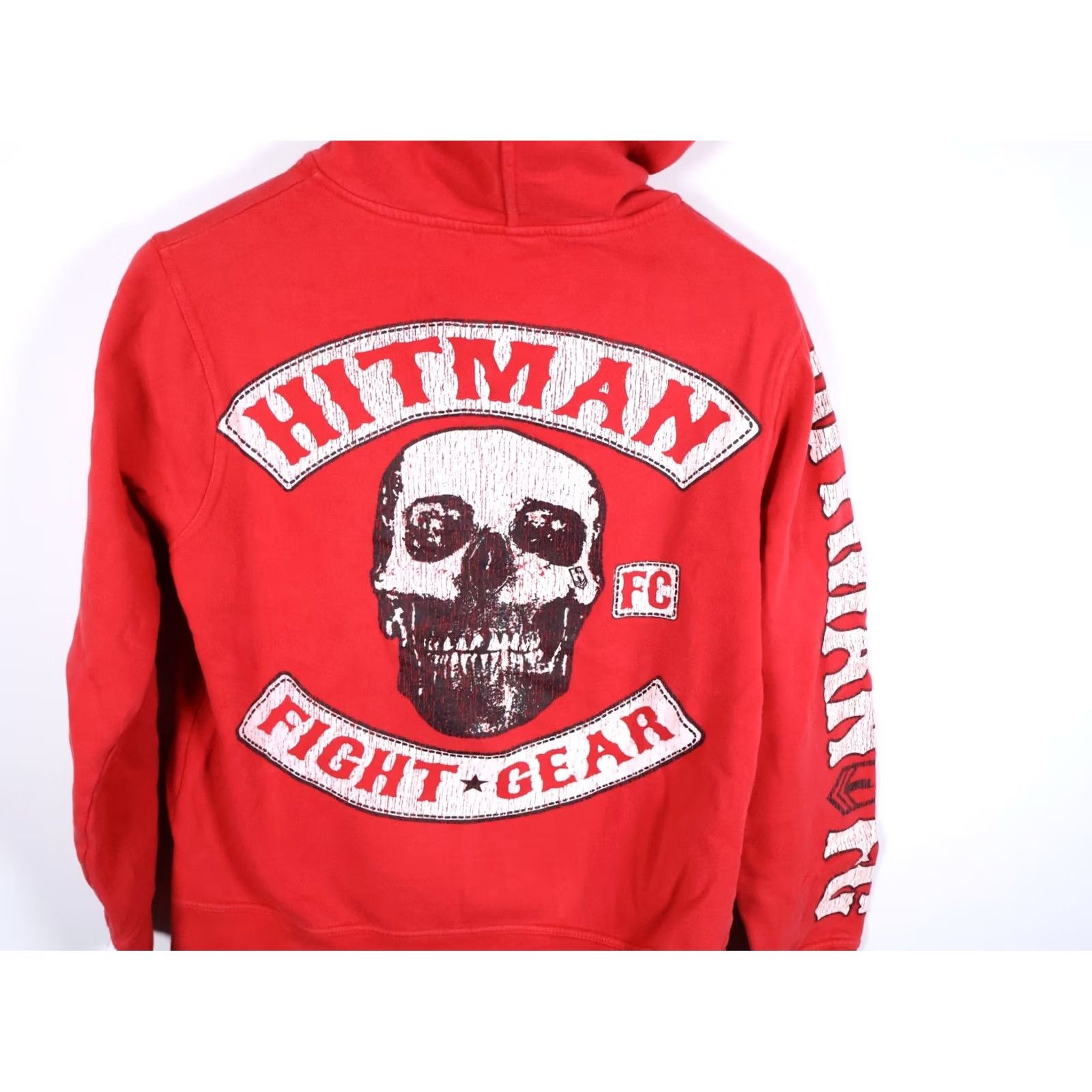 Doublet Hitman Fight Gear Hoodie Men's Small Red Zip Sweatshirt Graphic Print Skull Full Zip Pockets Heavyweight Crew Neck Size US S / EU 44-46 / 1 - 4 Thumbnail