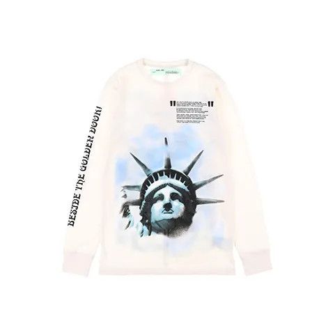 Off-White OFF-WHITE Statue of Liberty Long Sleeve Sweatshirt 0079 Size US XS / EU 42 / 0 - 1 Thumbnail