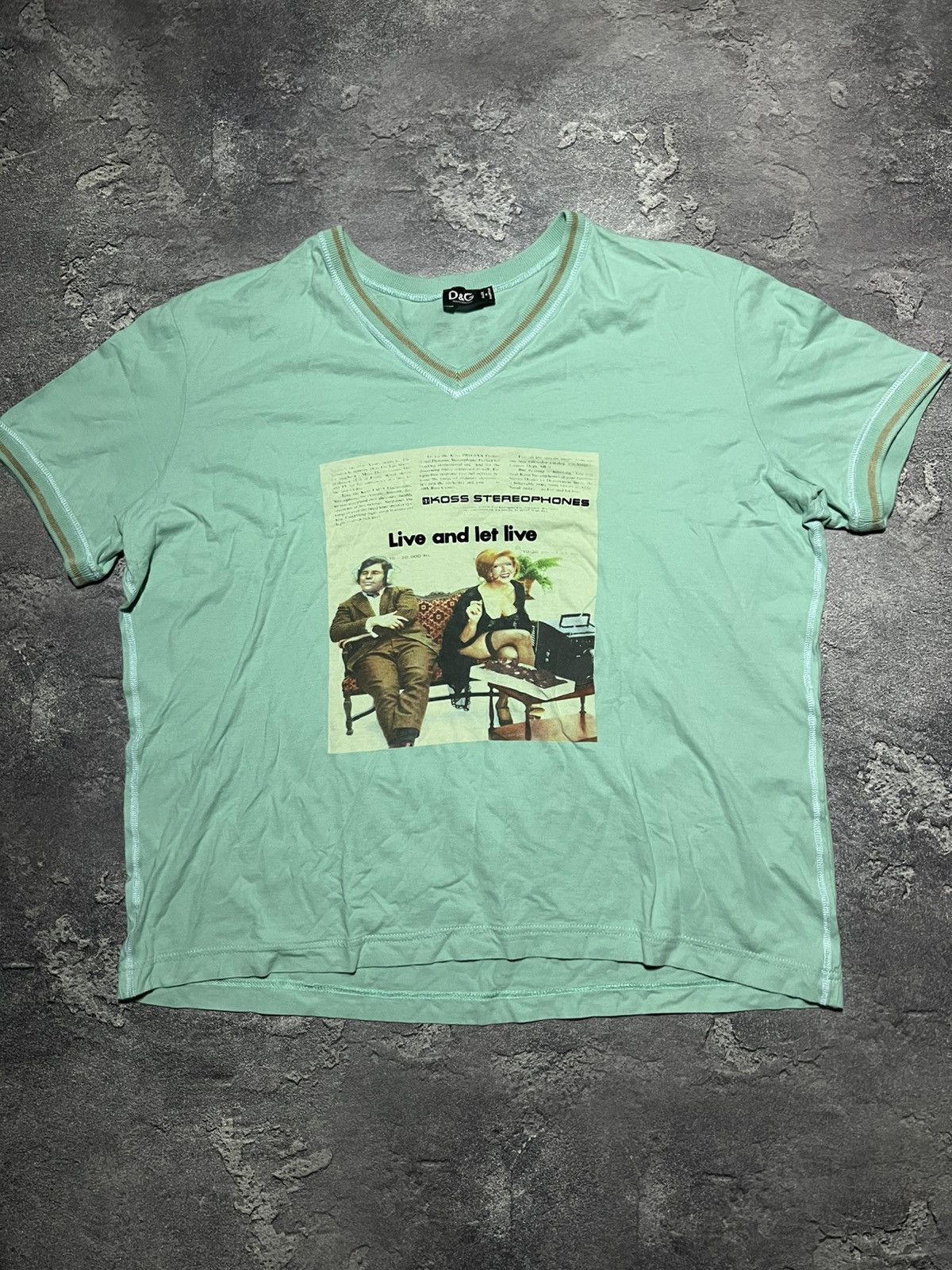 Vintage Dolce&Gabbana Tee Streetwear Avant Garde