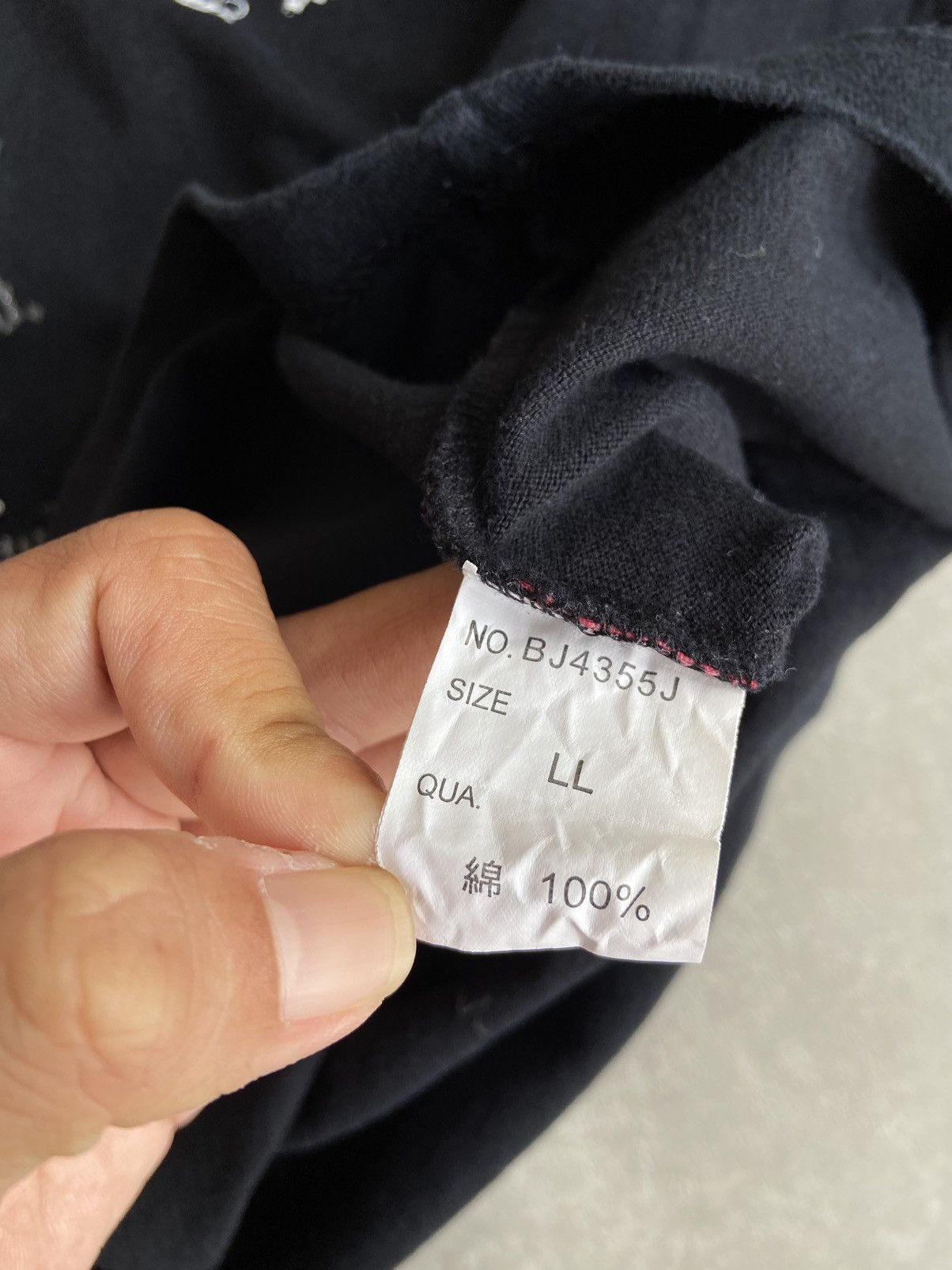 If Six Was Nine × Japanese Brand × Le Grande Bleu (L.G.B.) Y2K Bad Boy Poem Double Layer Long Sleeve Size US L / EU 52-54 / 3 - 5 Thumbnail