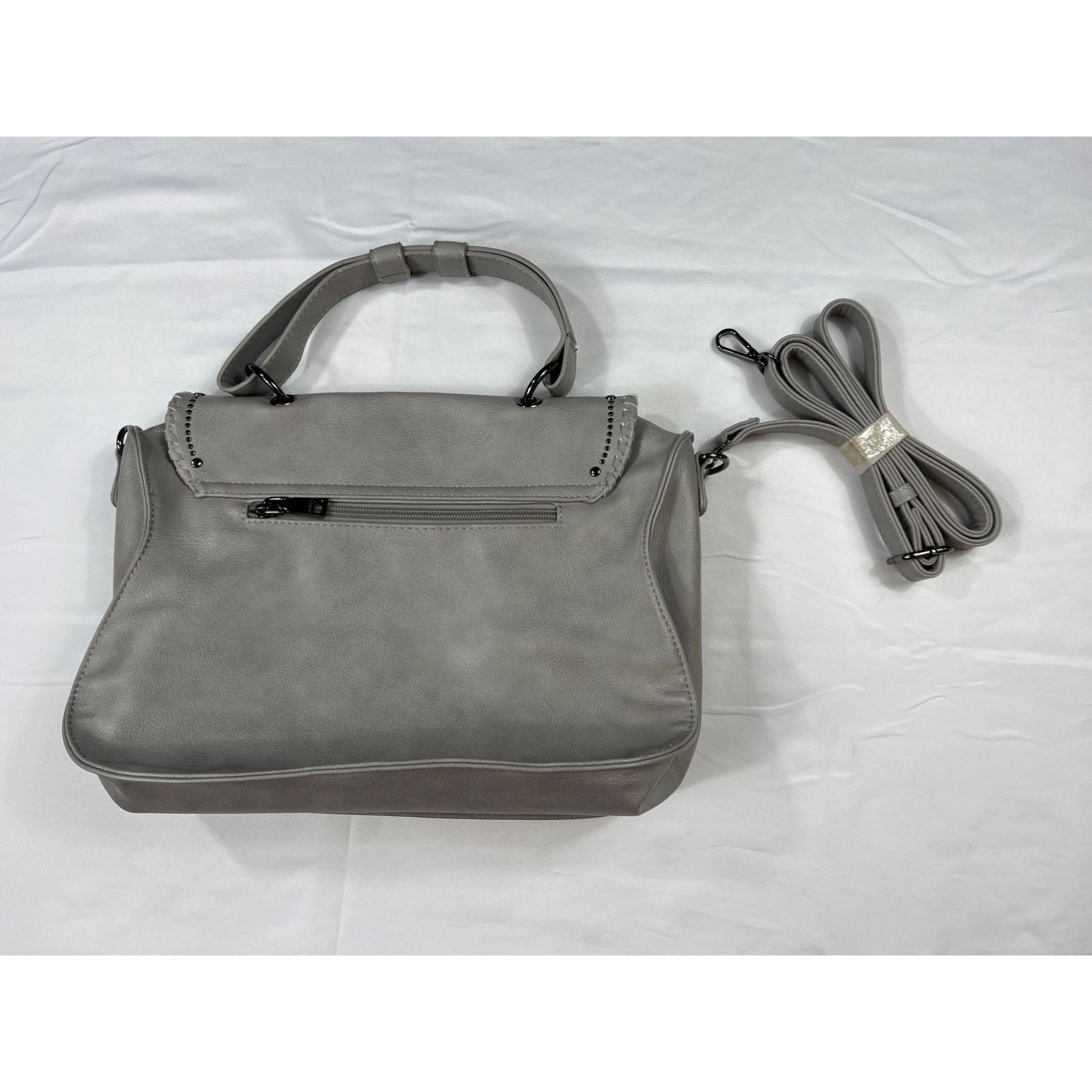 Designer Jen & Co. womens Gray Handbag NWT SKU 7199 Size ONE SIZE - 2 Thumbnail