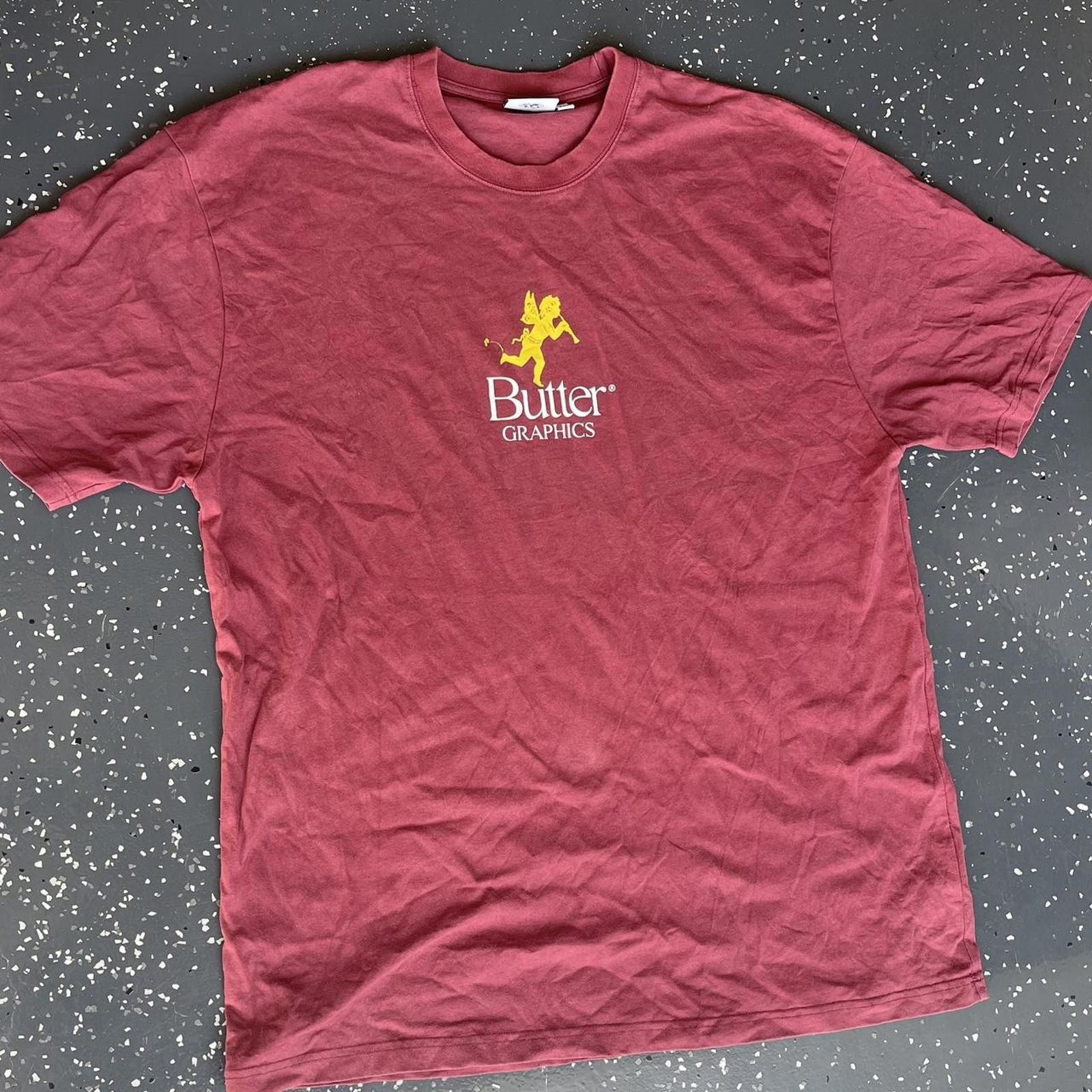 Butter Goods Butter Goods burgundy and yellow tee 👕 Size US XXL / EU 58 / 5 - 2 Thumbnail