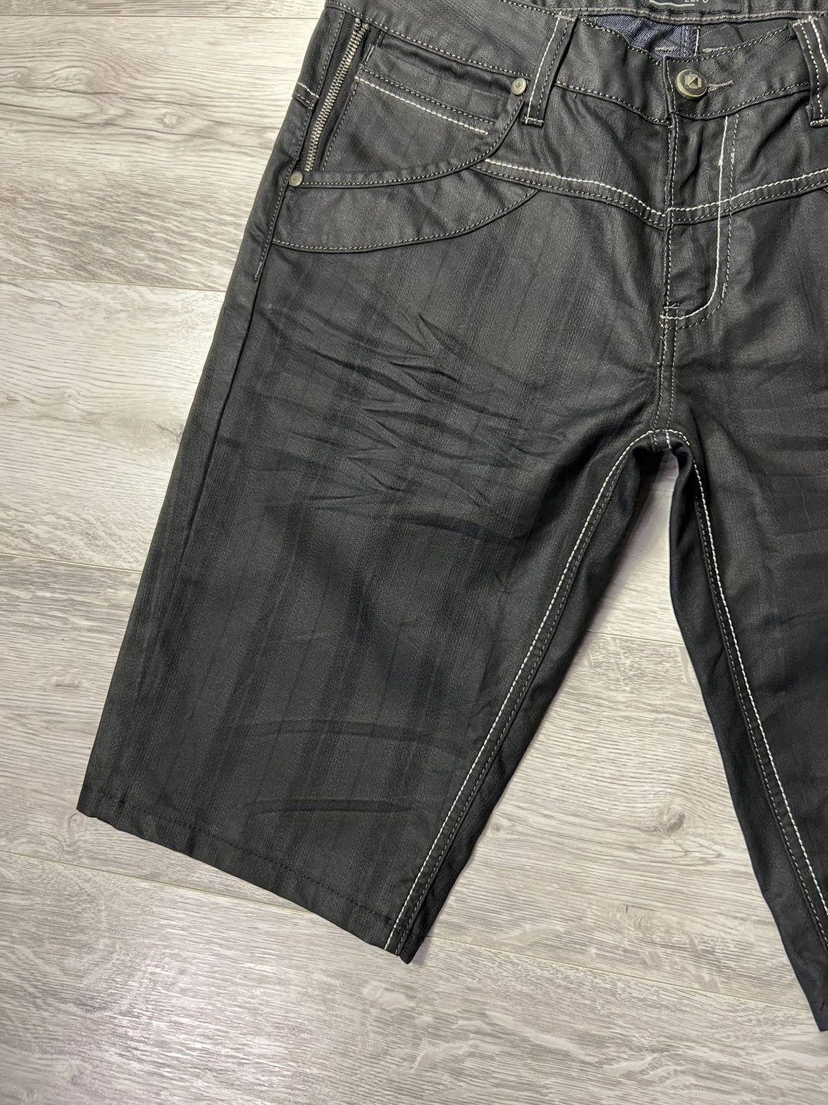 Japanese Brand × Vintage Vintage Y2K Style K&M Kosmo Lupo Japanese Denim Shorts Jean Size US 34 / EU 50 - 7 Thumbnail