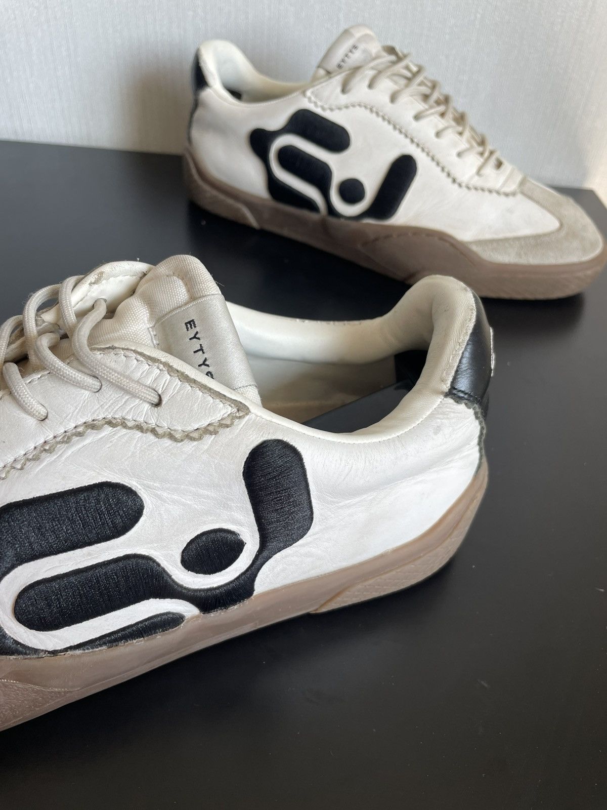 Eytys Eytys Santos Skate Shoes Sneakers Leather White Y2k Size US 10.5 / EU 43-44 - 17 Thumbnail