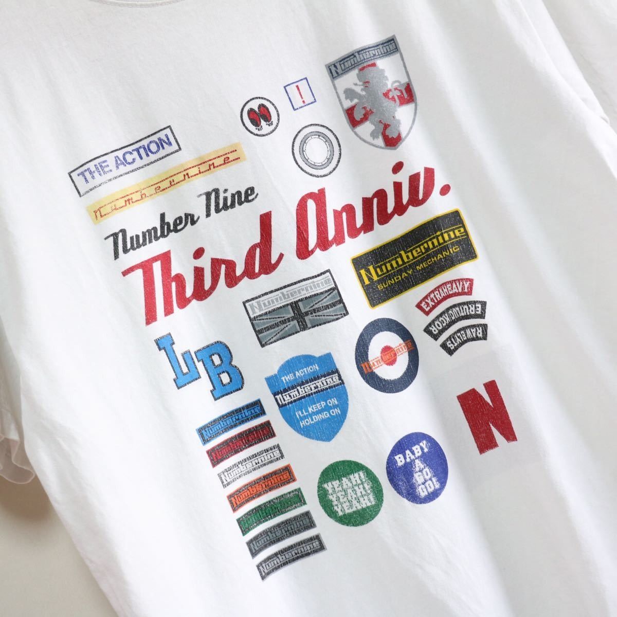 Number (N)ine 1999 Archive Racing Logo Third Anniversary Tee Size US XL / EU 56 / 4 - 3 Thumbnail