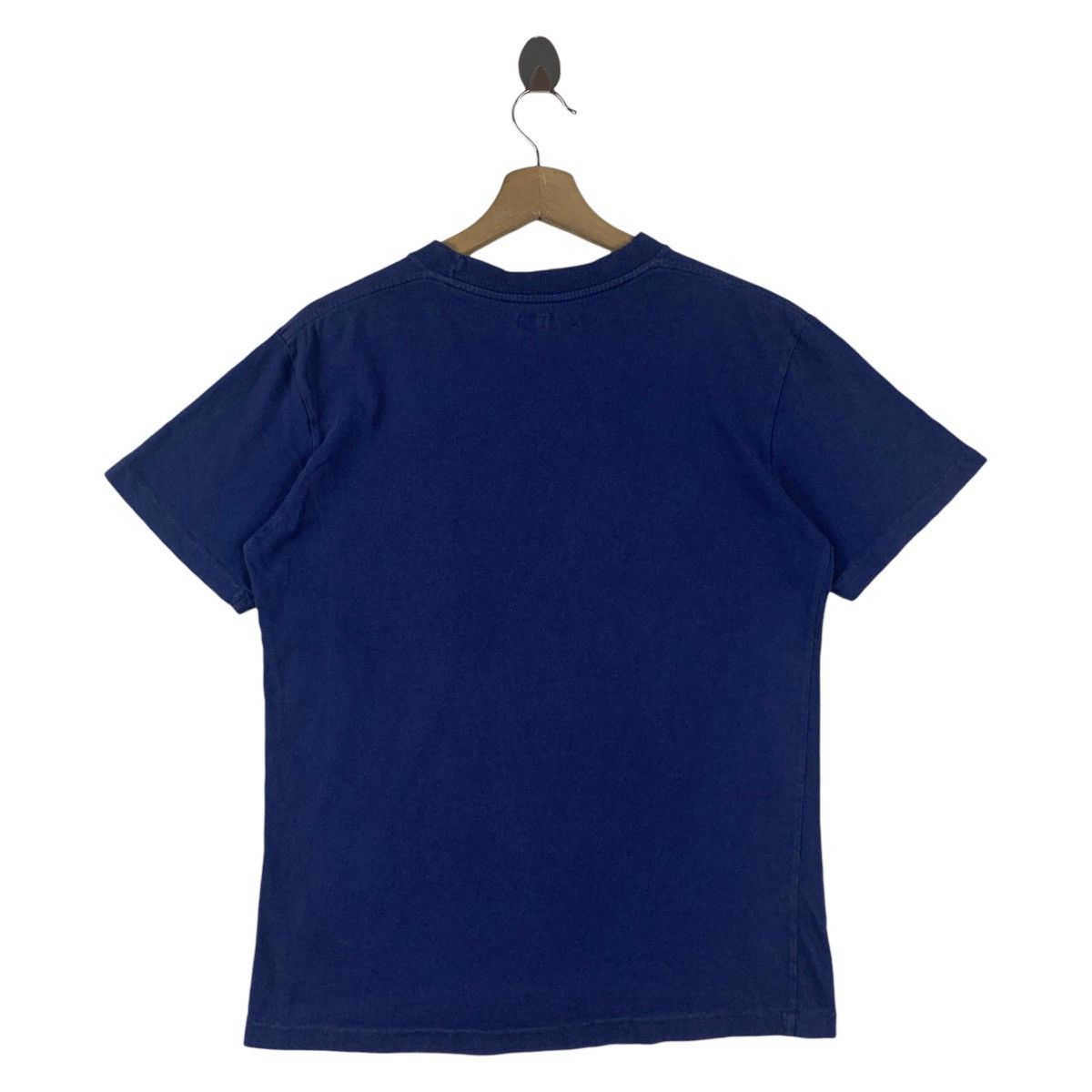 Blue Blue Japan × Japanese Brand × Vintage Vintage 90s BLUE BLUE small logo printed tee Size US S / EU 44-46 / 1 - 4 Thumbnail