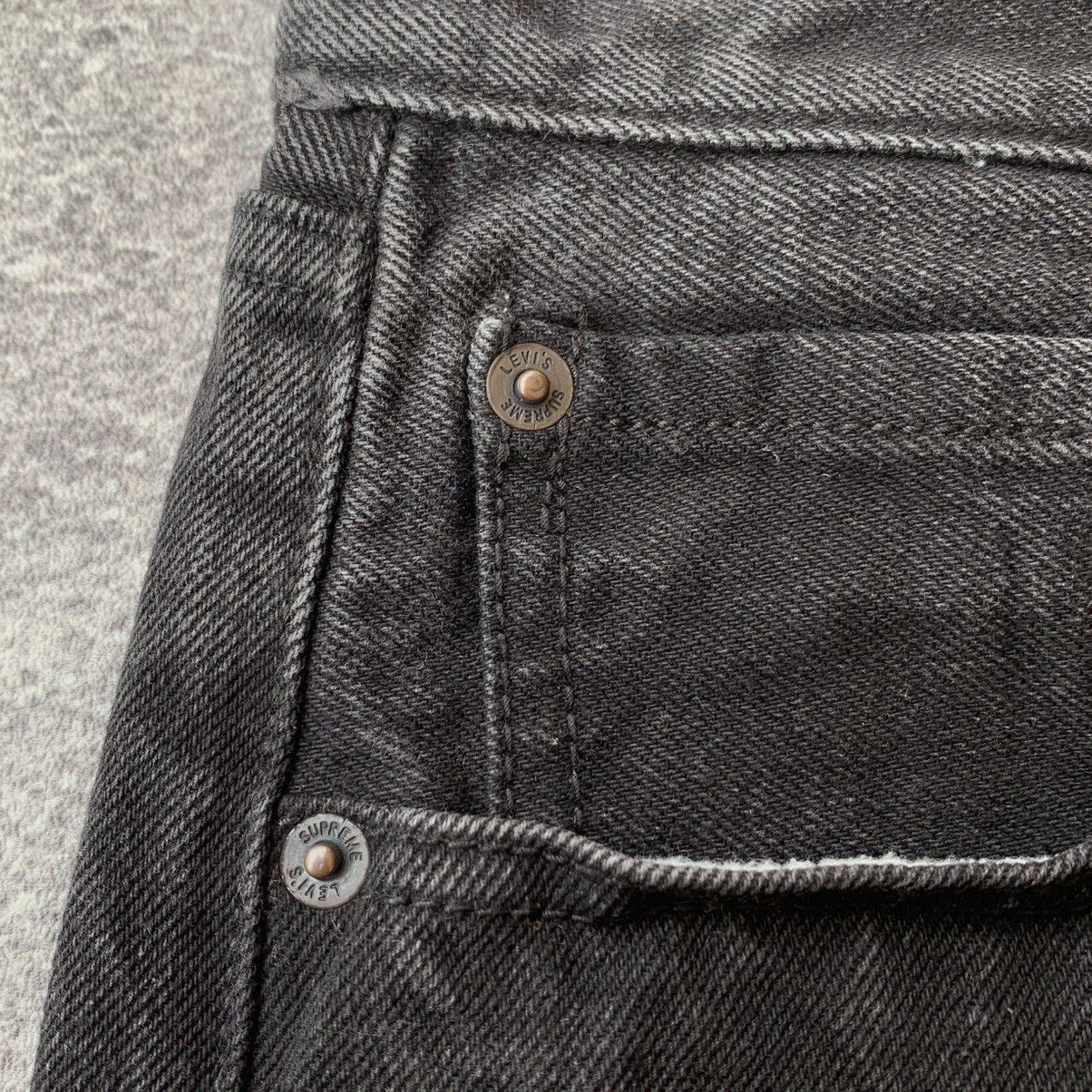 Levi's × Supreme Supreme x Levi’s Black Wash Denim Jeans Size US 31 - 10 Thumbnail