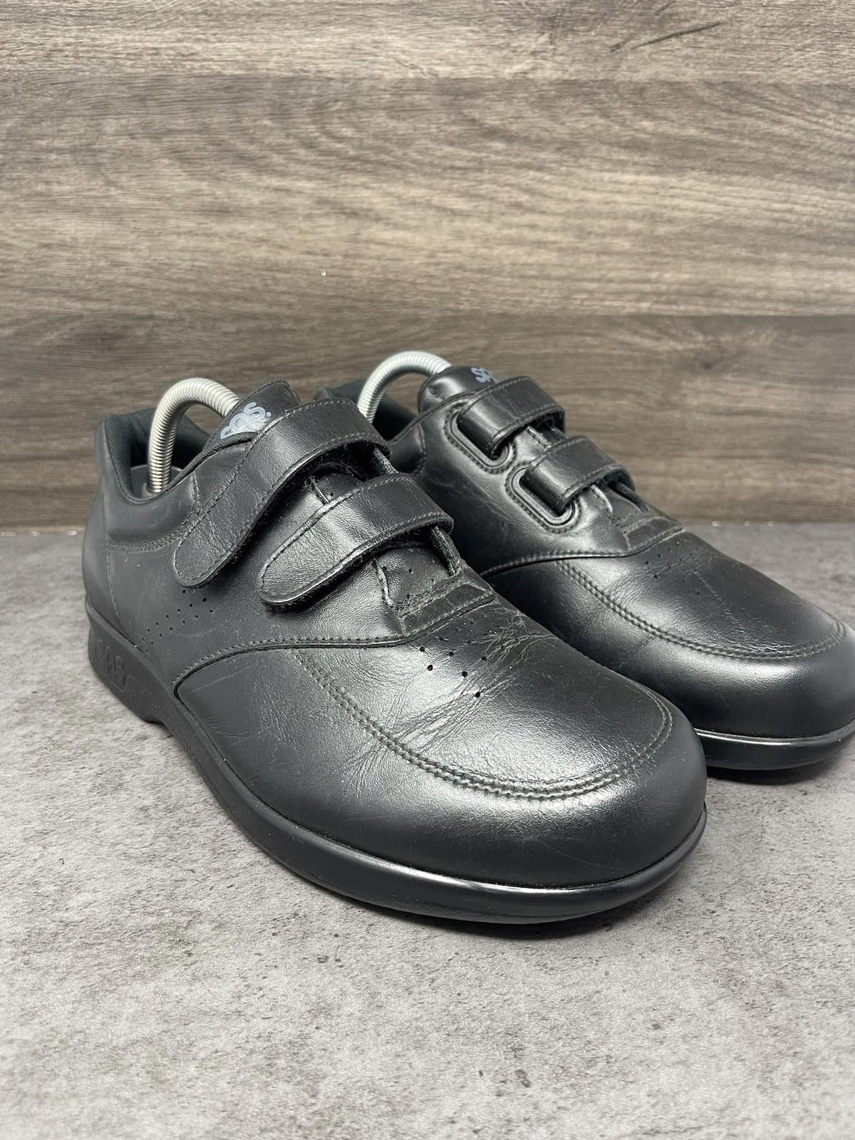 Sasquatchfabrix SAS Shoes Womens Size 9.5 Black Leather Strap Walking Size US 9.5 / IT 39.5 - 4 Thumbnail