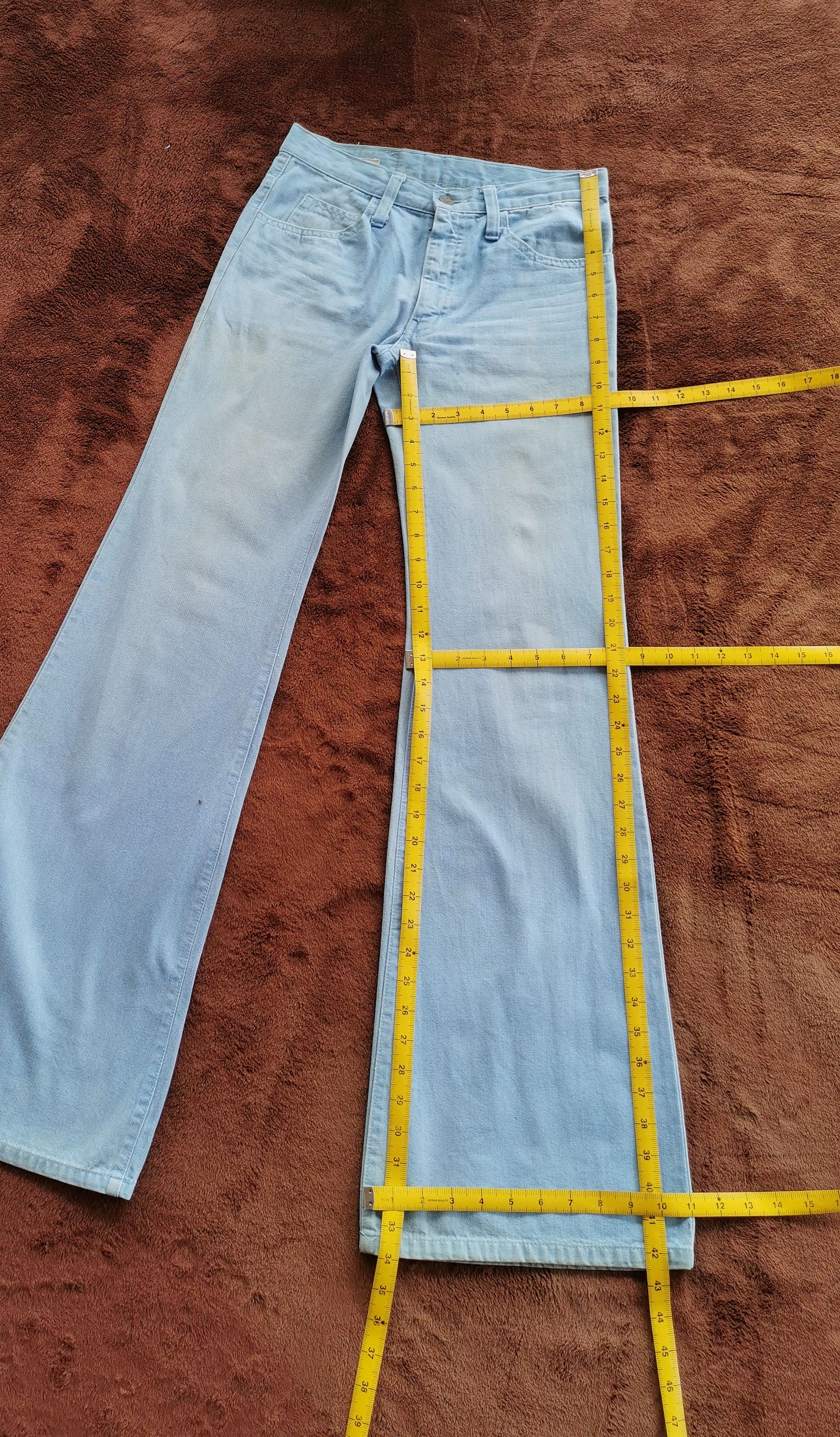 14th Addiction Vintage Vicerer Flare Jeans Size 28 x 42.5 Size US 28 / EU 44 - 4 Thumbnail