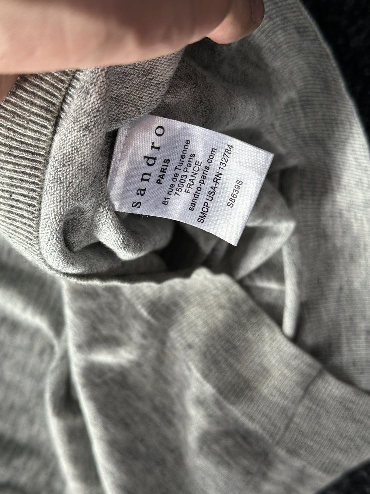 Sandro × Vintage VINTAGE Sandro sweater knitwear exclusive wool cashmere M Size US M / EU 48-50 / 2 - 9 Thumbnail