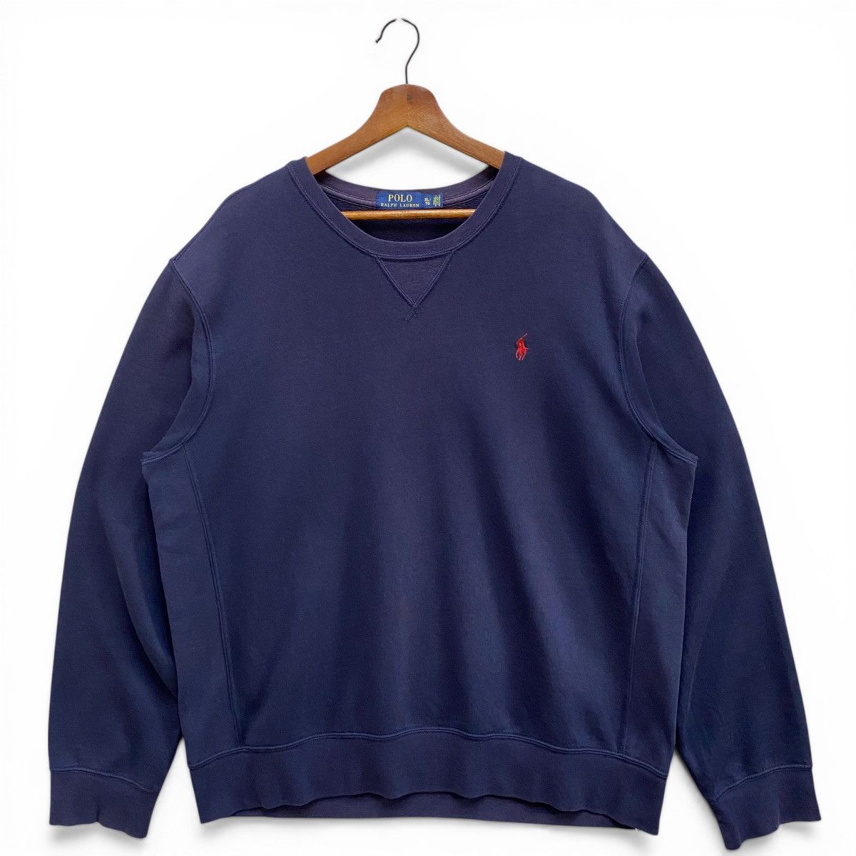 Polo Ralph Lauren Vintage Polo Ralph Lauren Sweatshirt Blue Small Pony Size XL Size US XL / EU 56 / 4 - 1 Thumbnail
