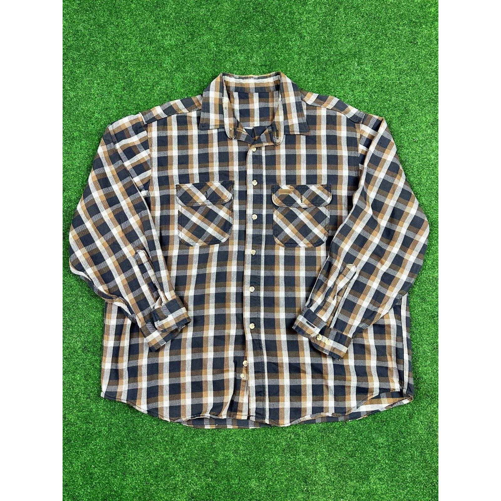 Carhartt Carhartt Flannel Button Shirt Size US XL / EU 56 / 4 - 1 Thumbnail