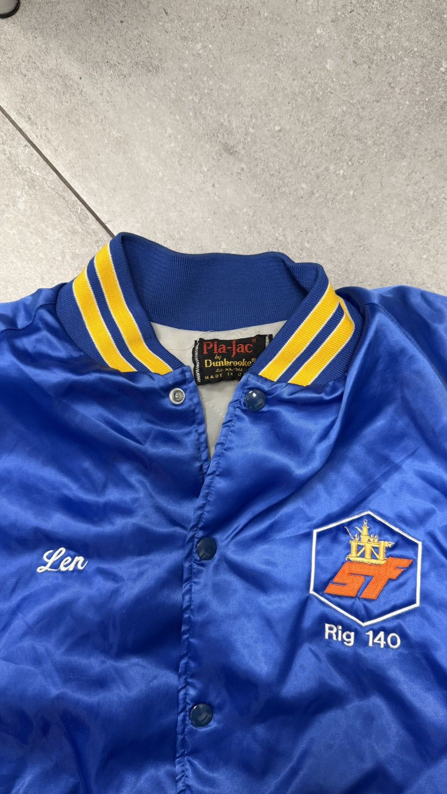 Vintage Vintage Pla Jac by Dunbrooke Network Bomber Jacket Size US XL / EU 56 / 4 - 4 Thumbnail